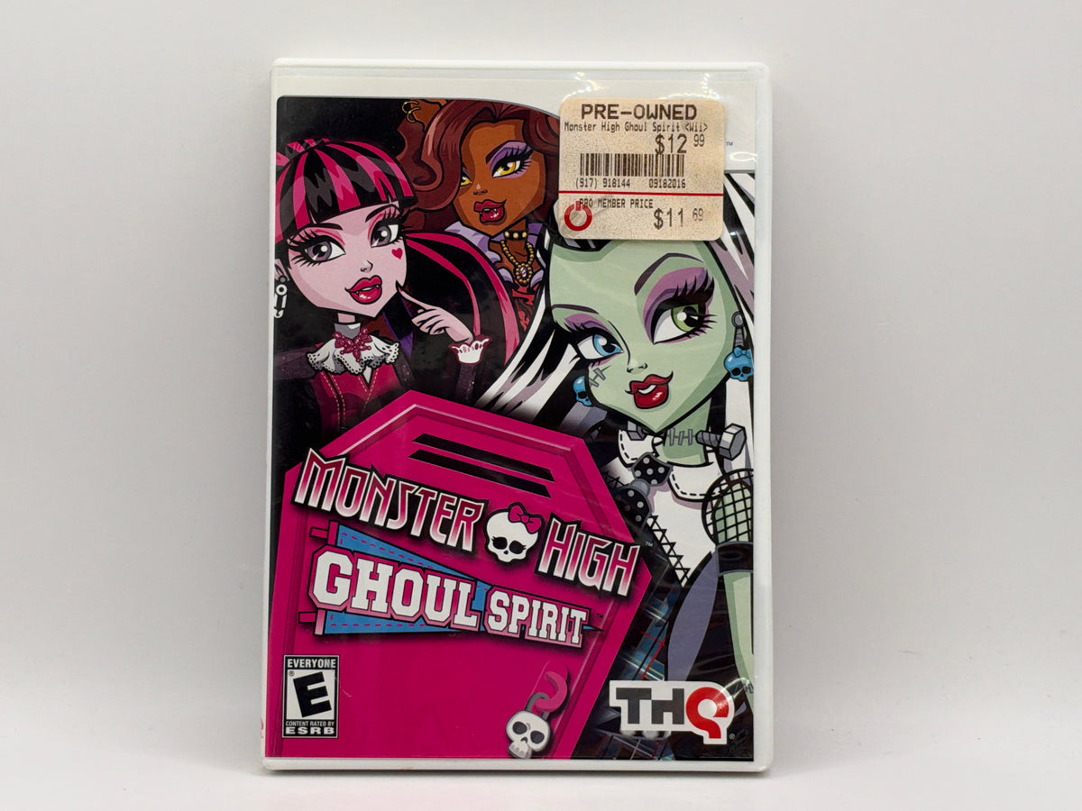 Monster High: Ghoul Spirit CL01 (CIB) Nintendo Wii