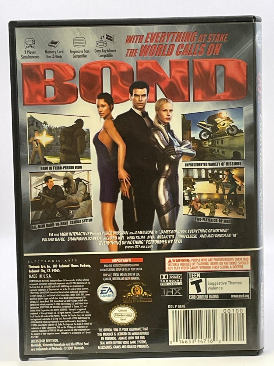 007 Everything or Nothing CL01 (CIB) Gamecube