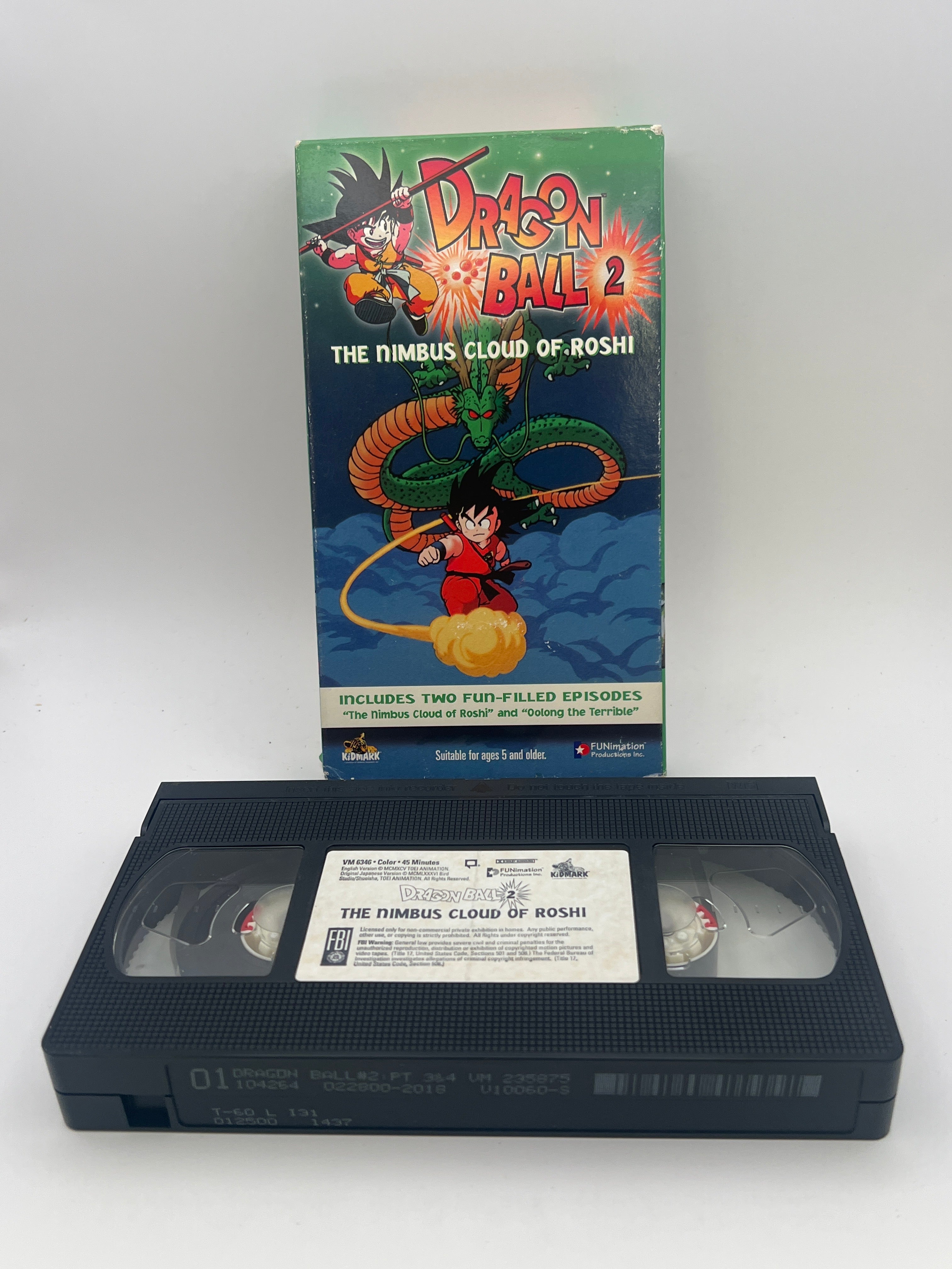 Dragon Ball 2: The Nimbus Cloud of Roshi (VM 6346) Used VHS