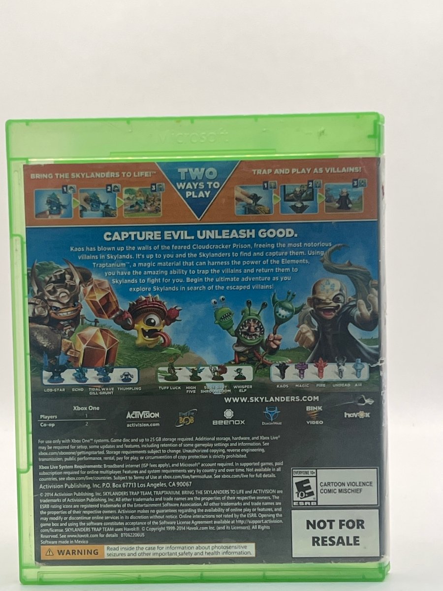 Skylanders Trap Team CL01 (CIB) Xbox One