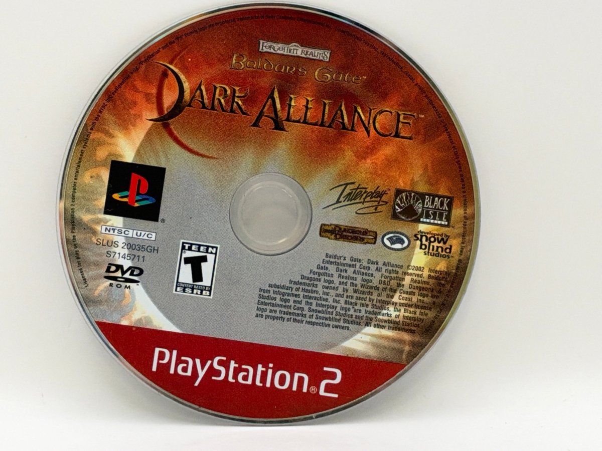 Baldur's Gate Dark Alliance [Greatest Hits] CL01 (Disc Only) PlayStation 2