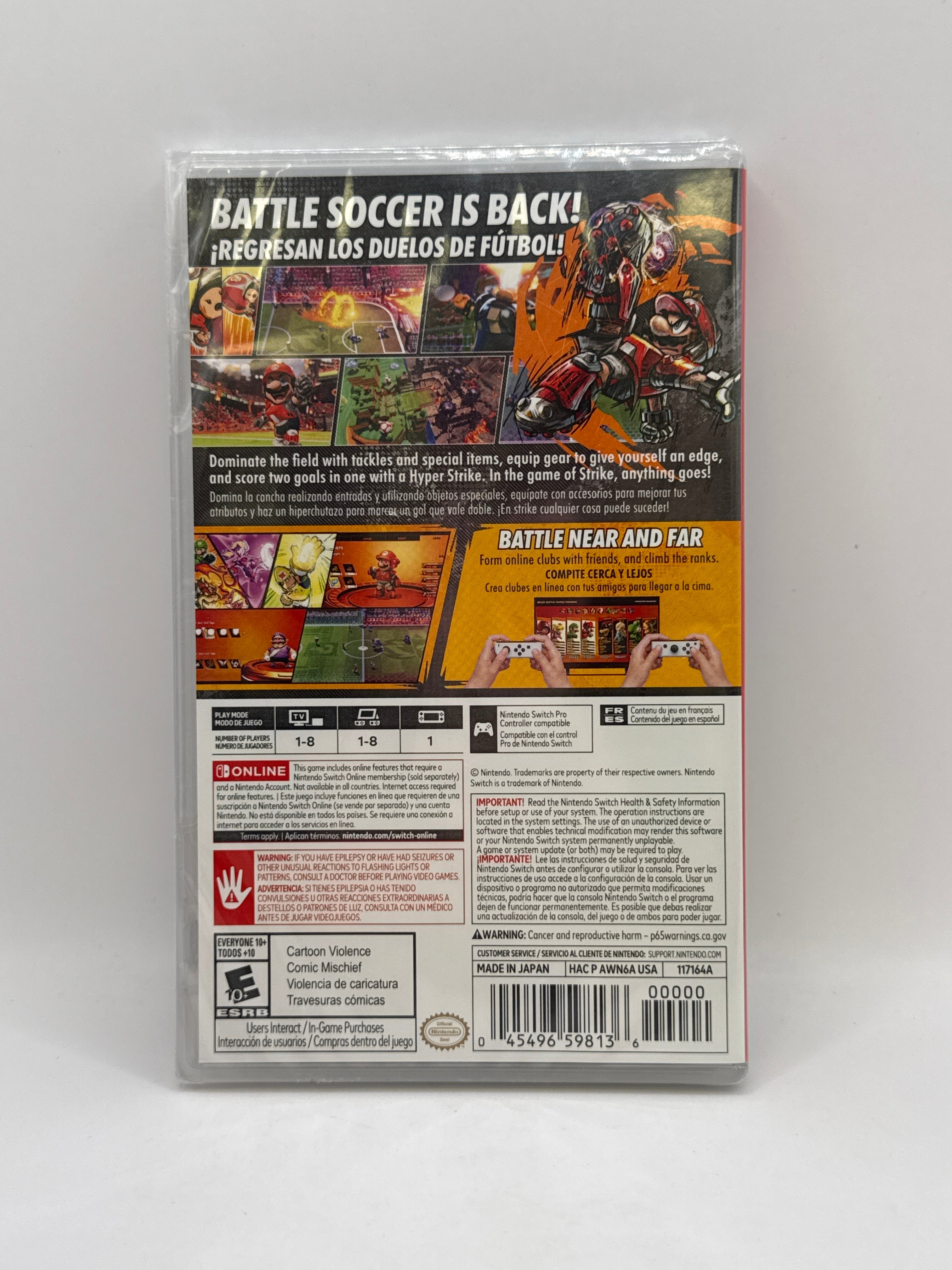 Mario Strikers Battle League CL01 (New) Nintendo Switch