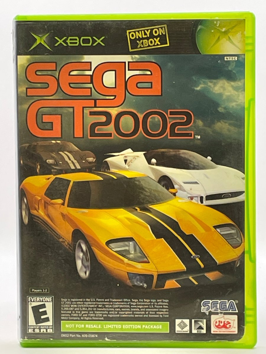 Sega GT 2002 & JSRF CL01 (CIB) Original Xbox