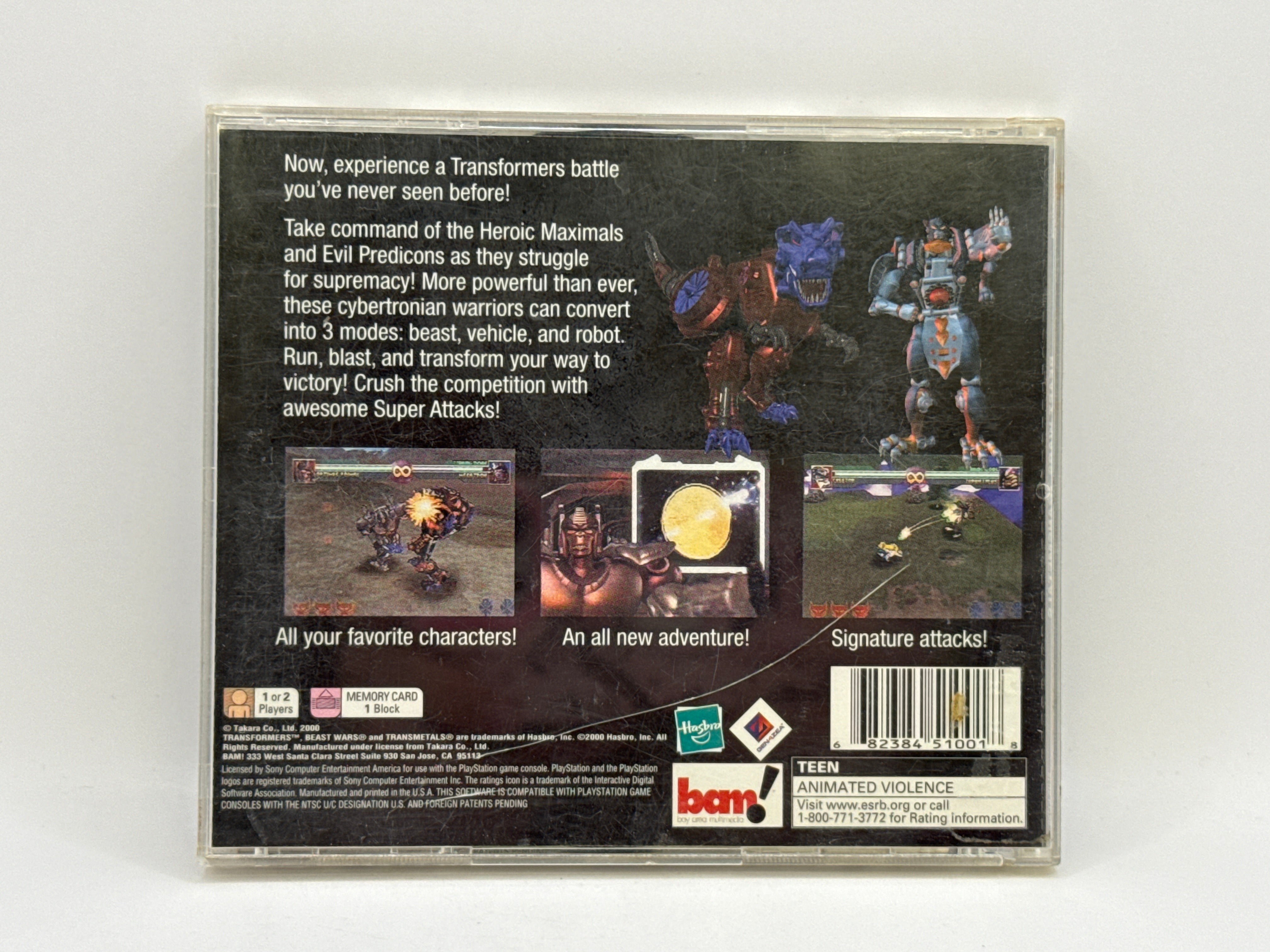Transformers Beast Wars Transmetals CL01 (CIB) PlayStation One