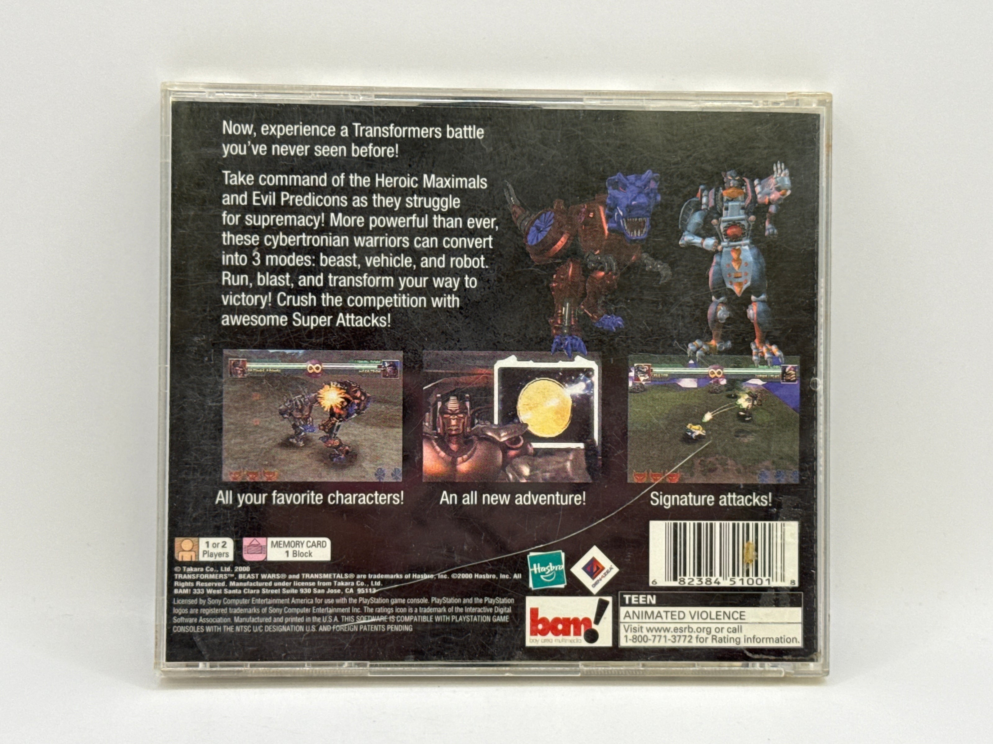 Transformers Beast Wars Transmetals CL01 (CIB) PlayStation One