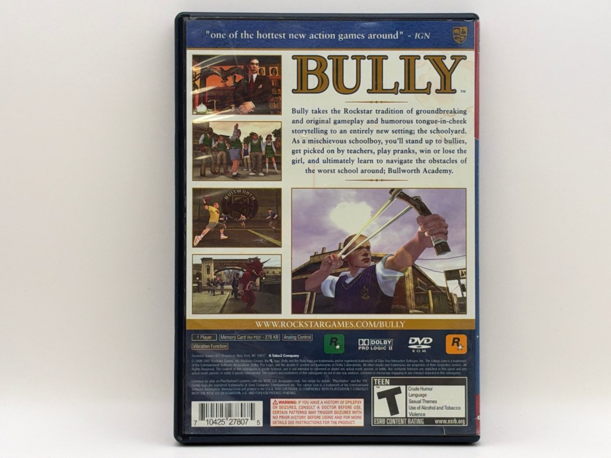 Bully [Greatest Hits] CL02 (CIB) PlayStation 2
