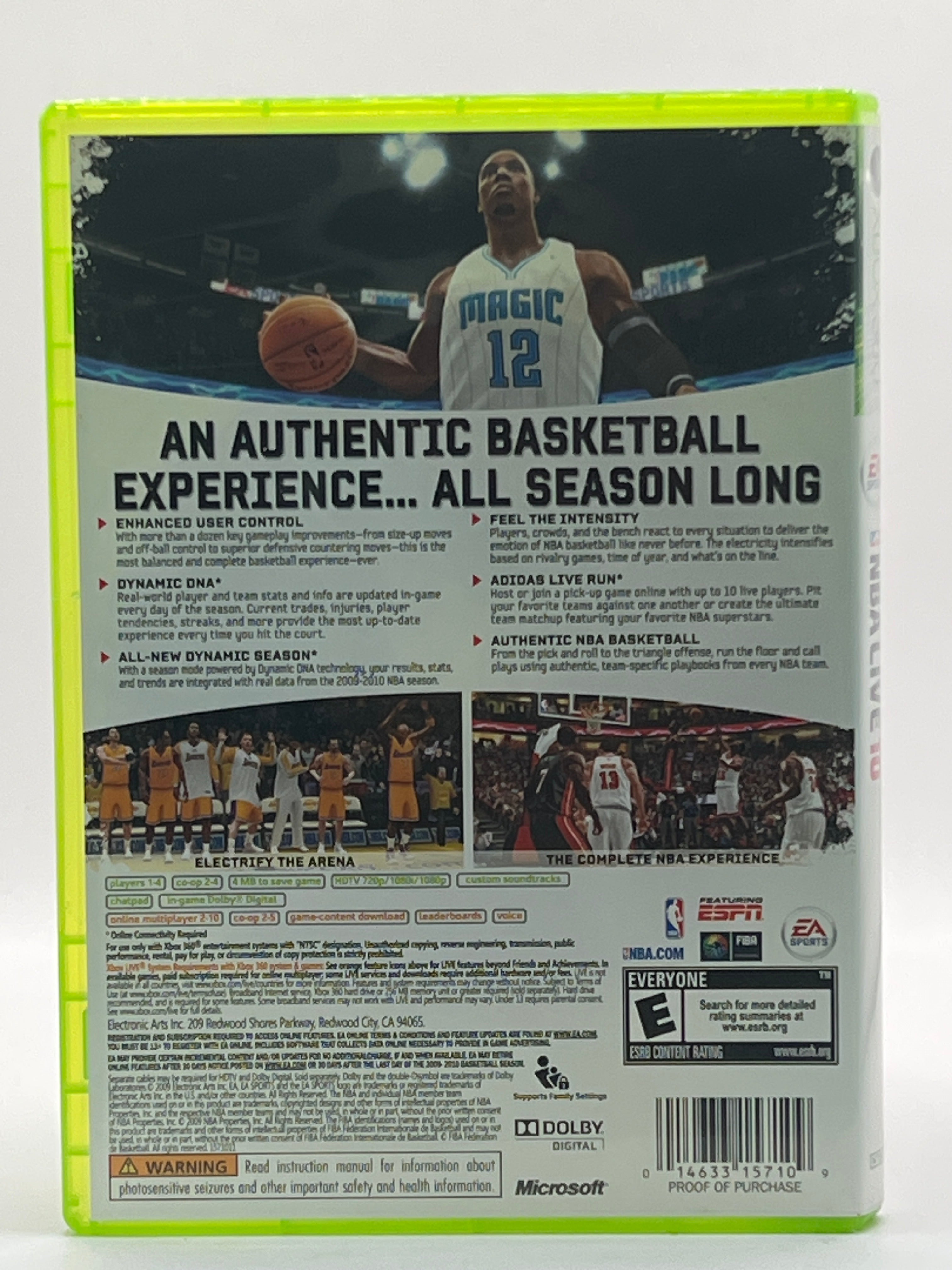 NBA Live 10 CL01 (CIB) Xbox 360