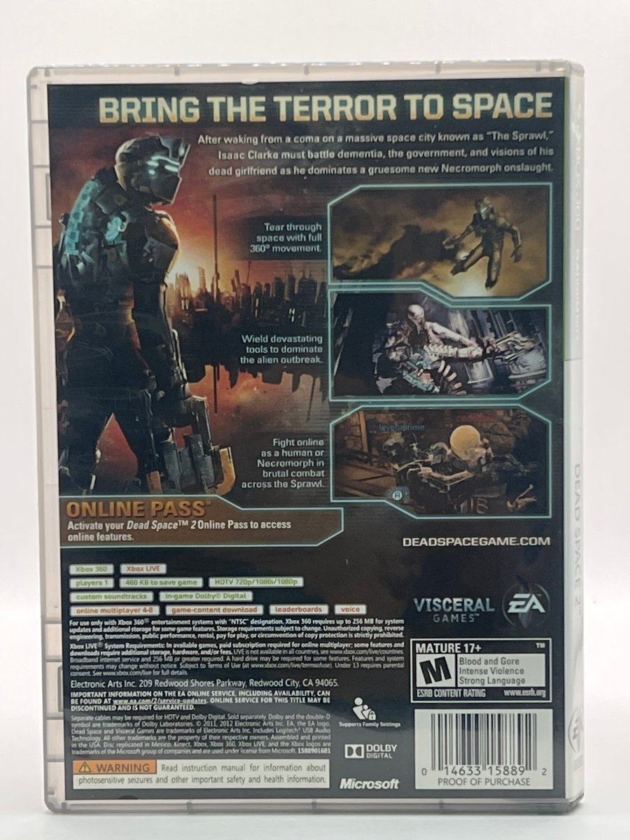 Dead Space 2 [Platinum Hits] CL02 (CIB) Xbox 360