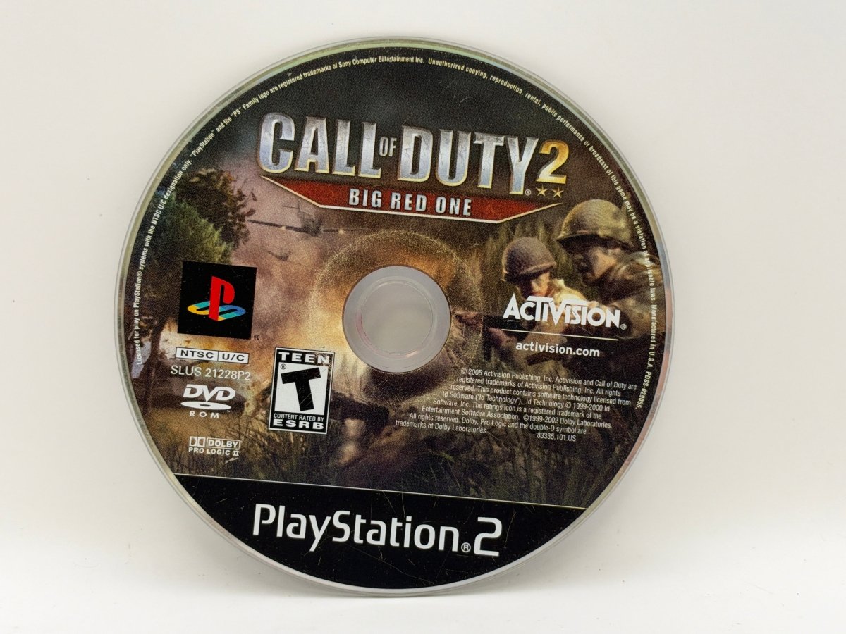 Call of Duty 2 Big Red One CL01 (Disc Only) PlayStation 2