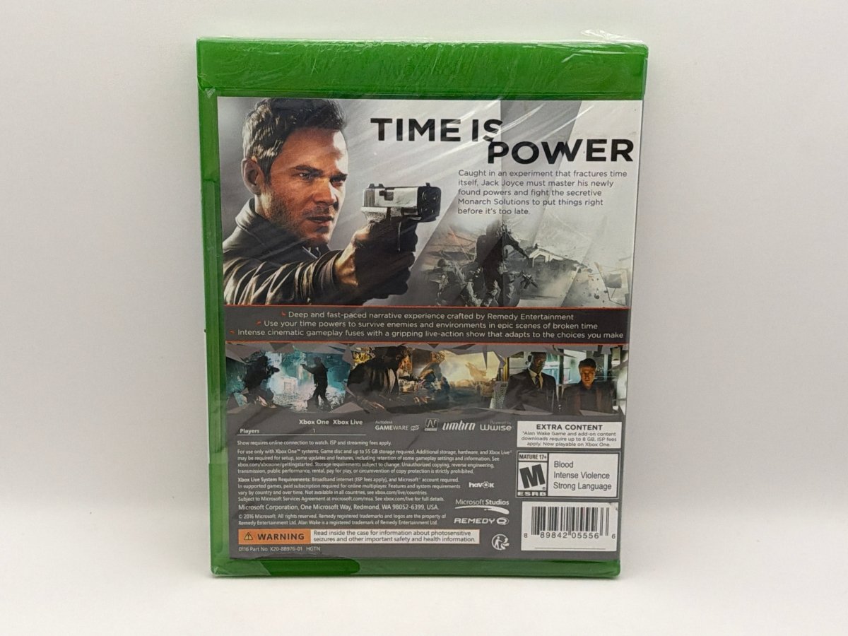 Quantum Break CL01 (NEW) Xbox One