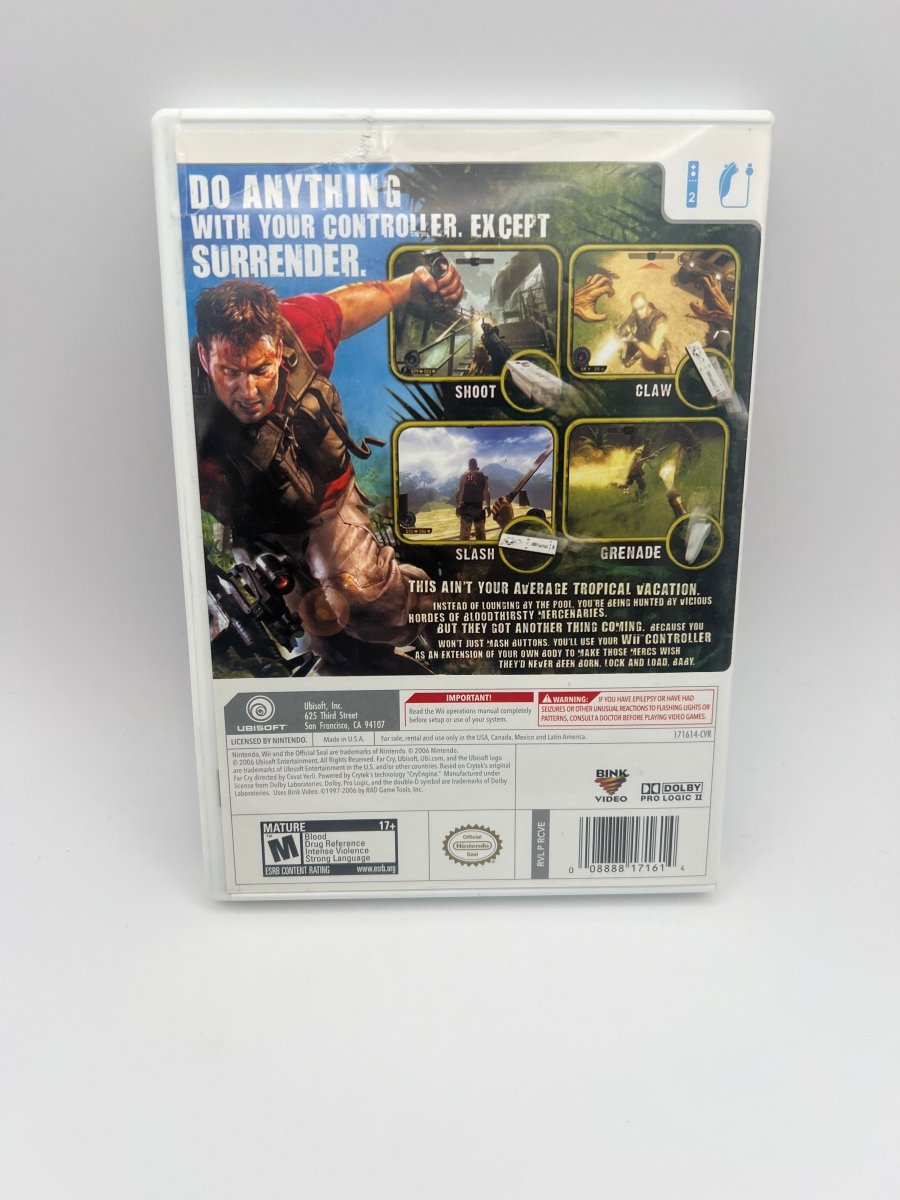 Far Cry Vengeance CL01 (CIB) Nintendo Wii