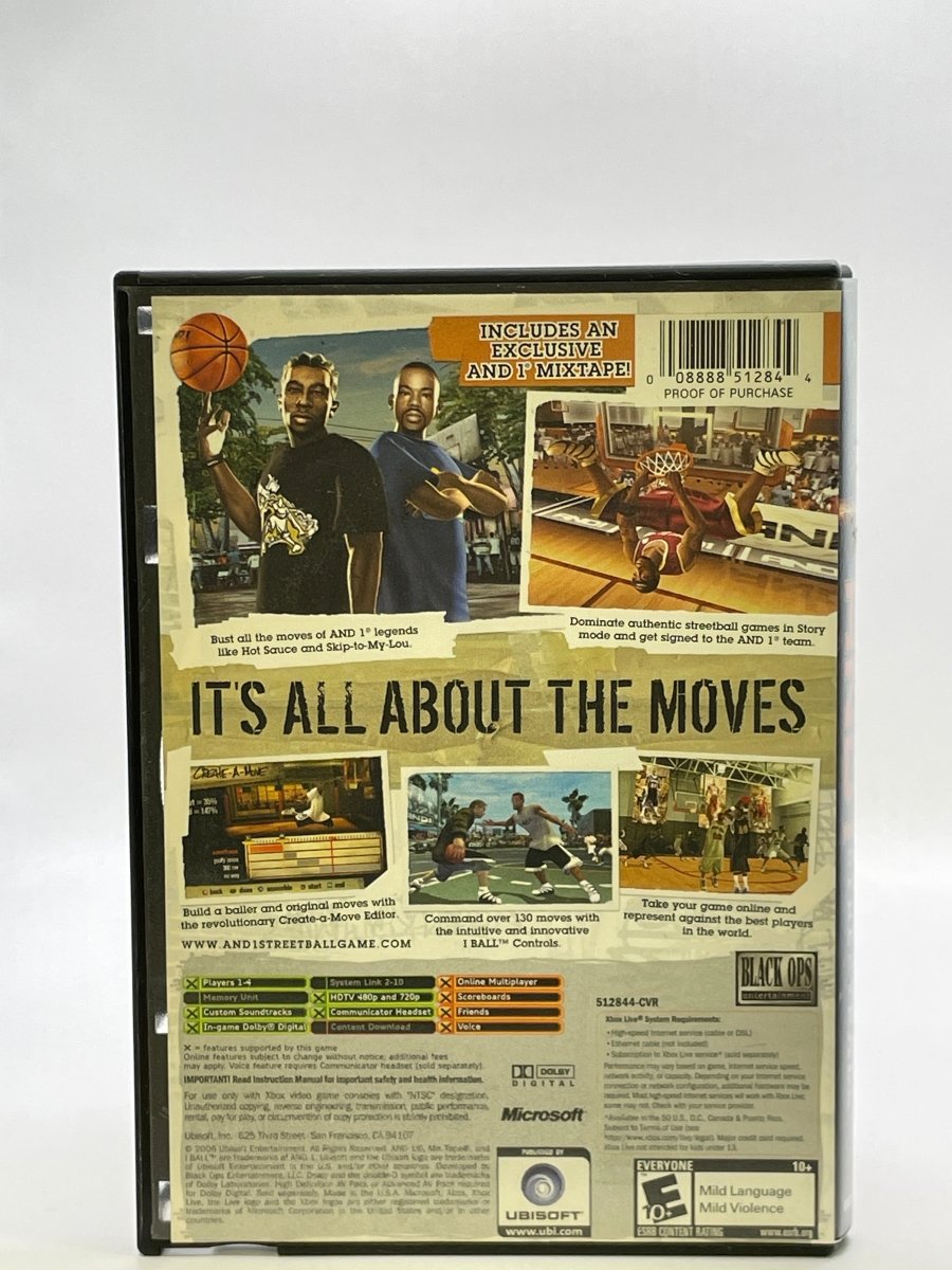 And 1 Streetball CL01 (Missing Manual) Original Xbox
