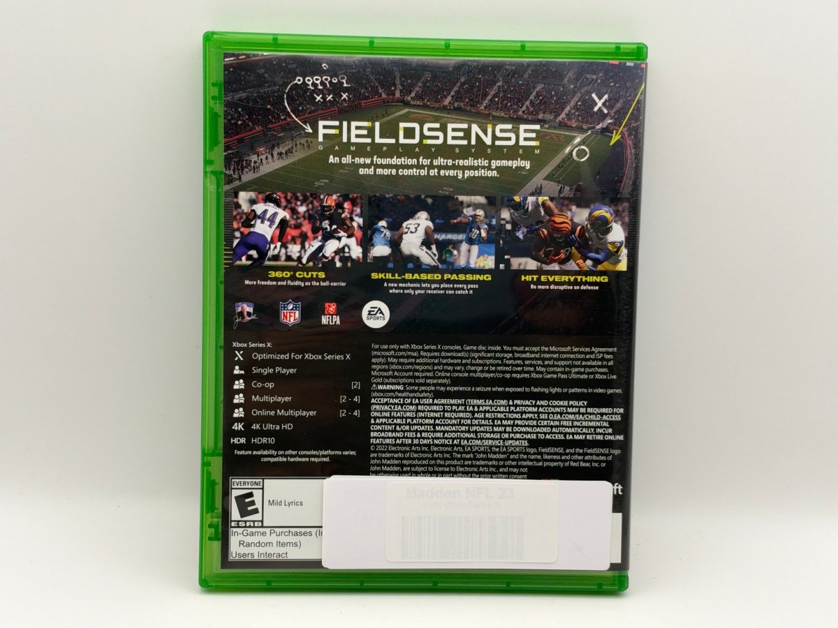 Madden NFL 23 CL01 (CIB) Xbox Series X