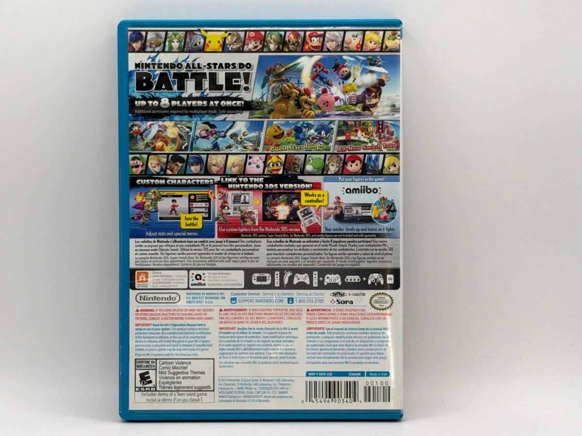 Super Smash Bros. CL01 (CIB) Nintendo Wii U