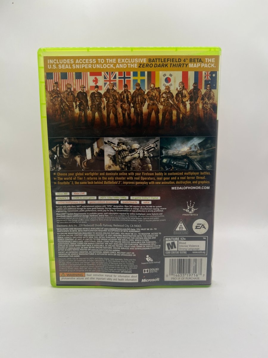 Medal of Honor Warfighter [Limited Edition] CL05 (CIB) Xbox 360