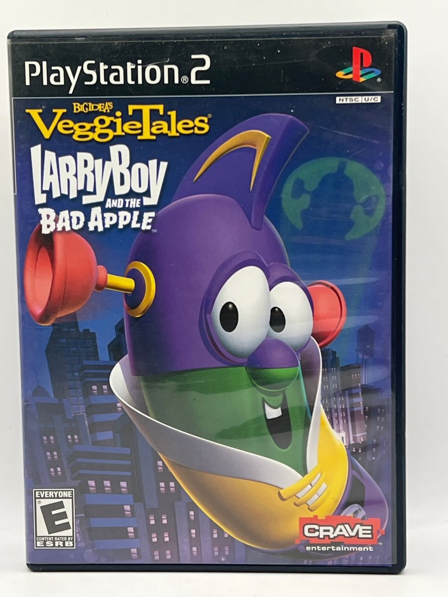 Veggie Tales: LarryBoy and the Bad Apple CL01 (CIB) PlayStation 2