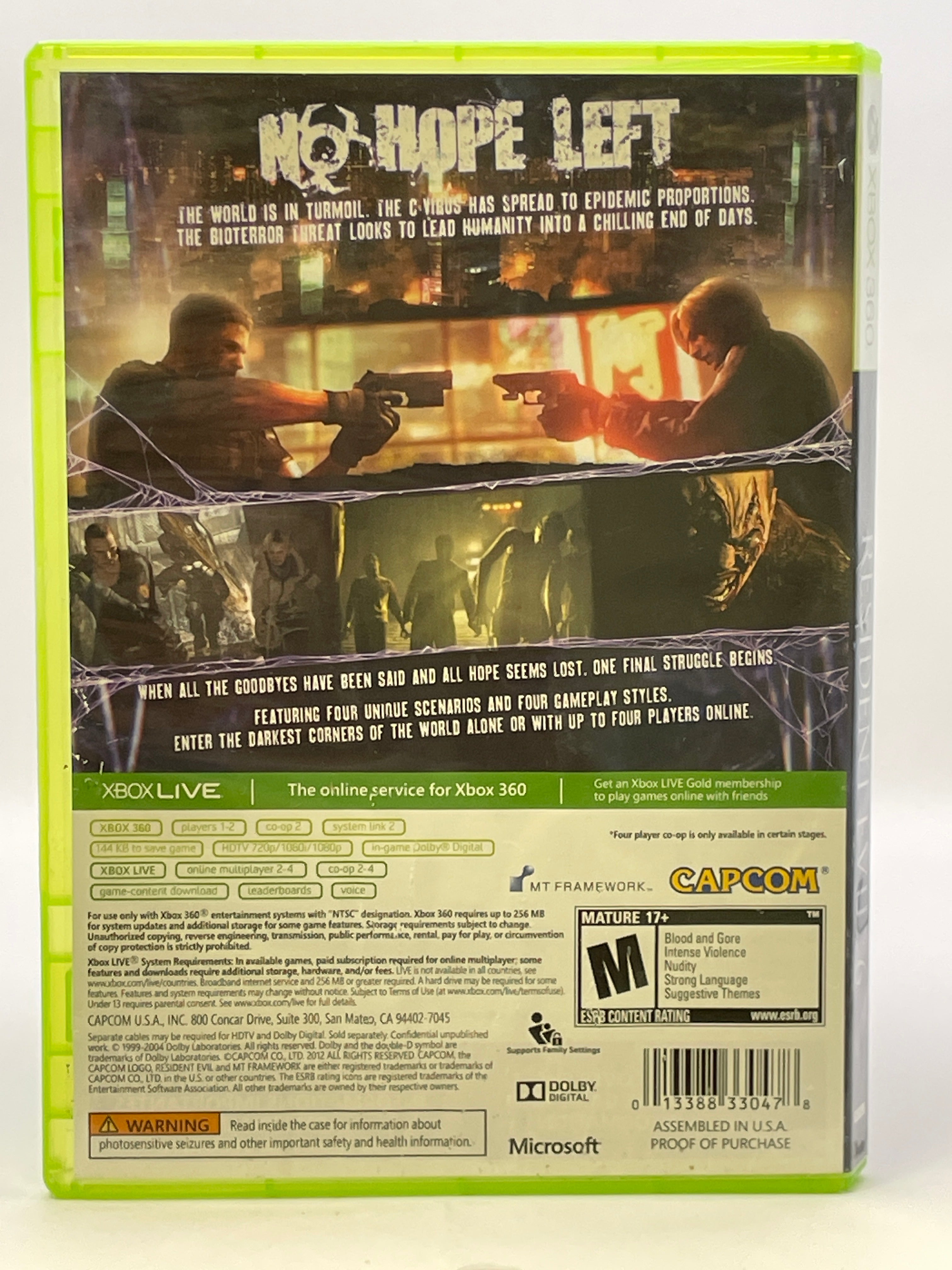 Resident Evil 6 CL01 (CIB) Xbox 360