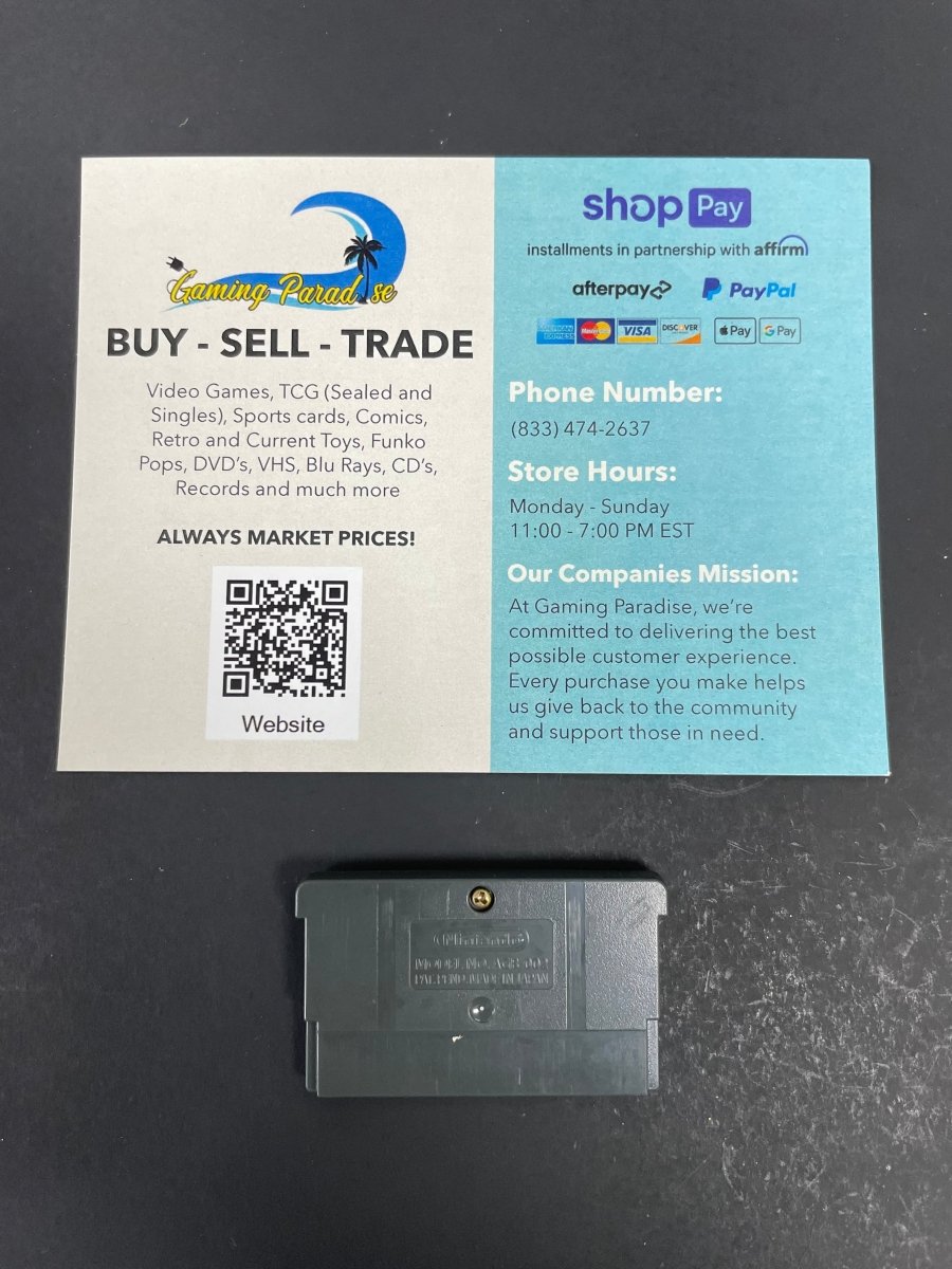 Tomb Raider The Prophecy Gameboy Advance CL 01