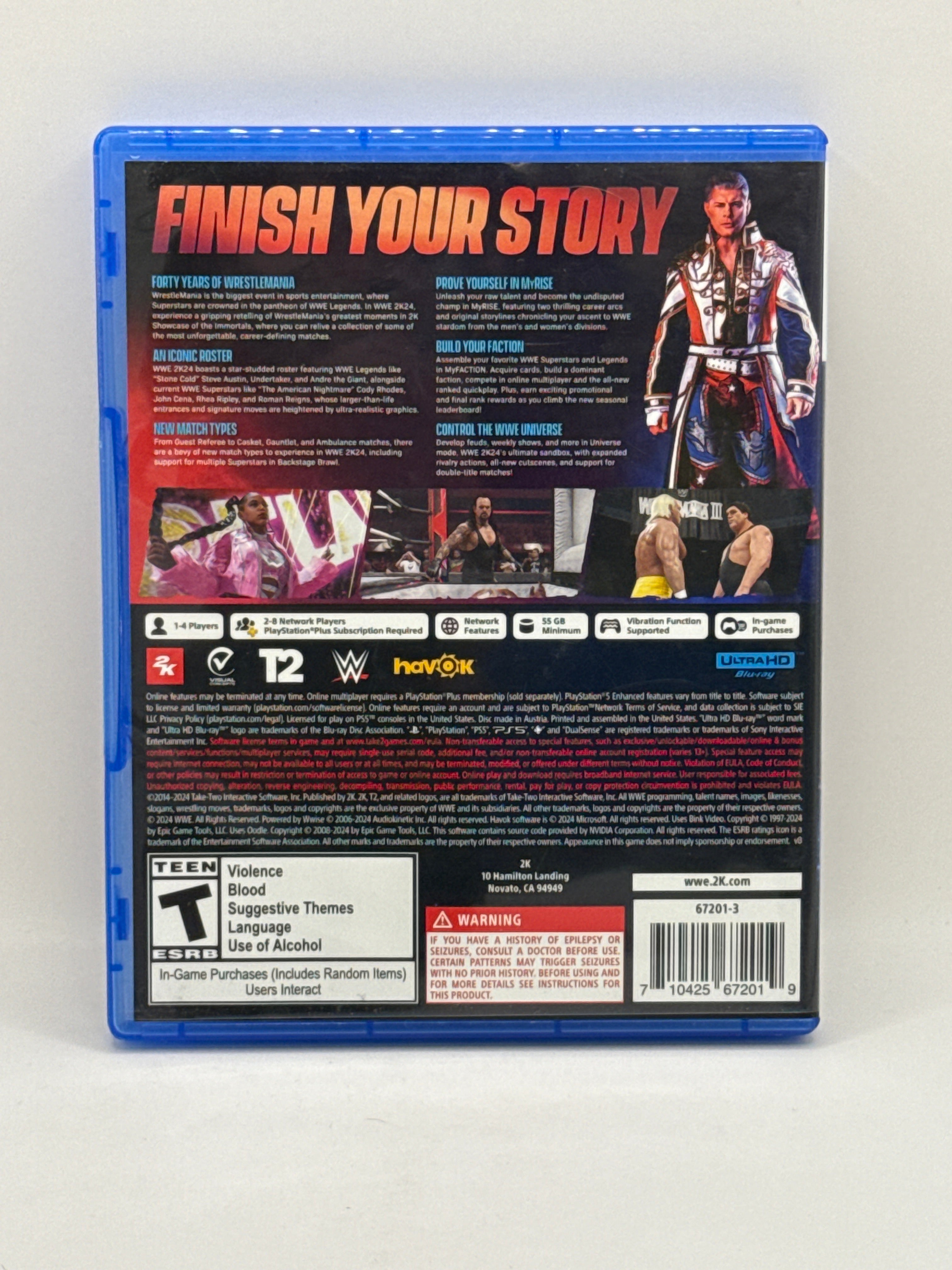 WWE 2K24 CL01 (CIB) PlayStation 5