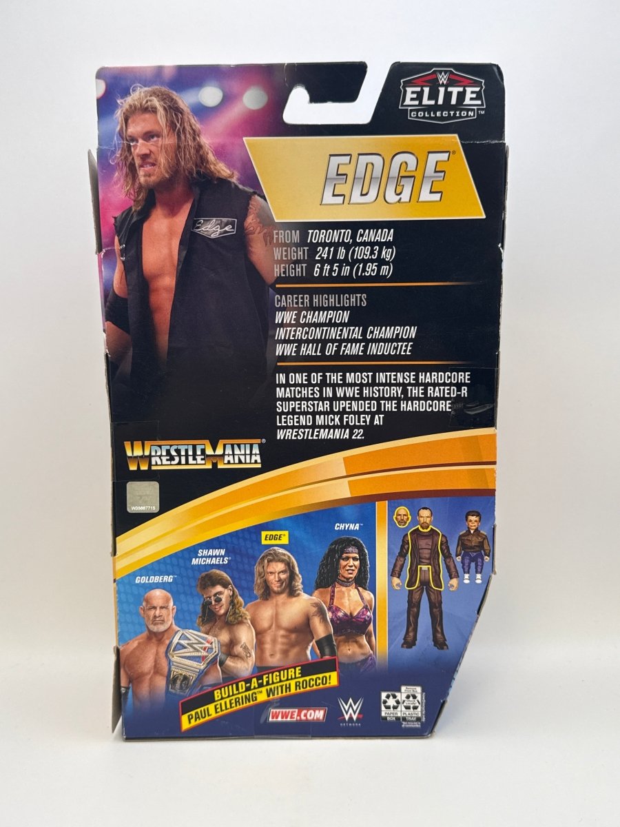 WWE Elite Collection WrestleMania Edge Paul Ellering with Rocco! 2020 Action Figure