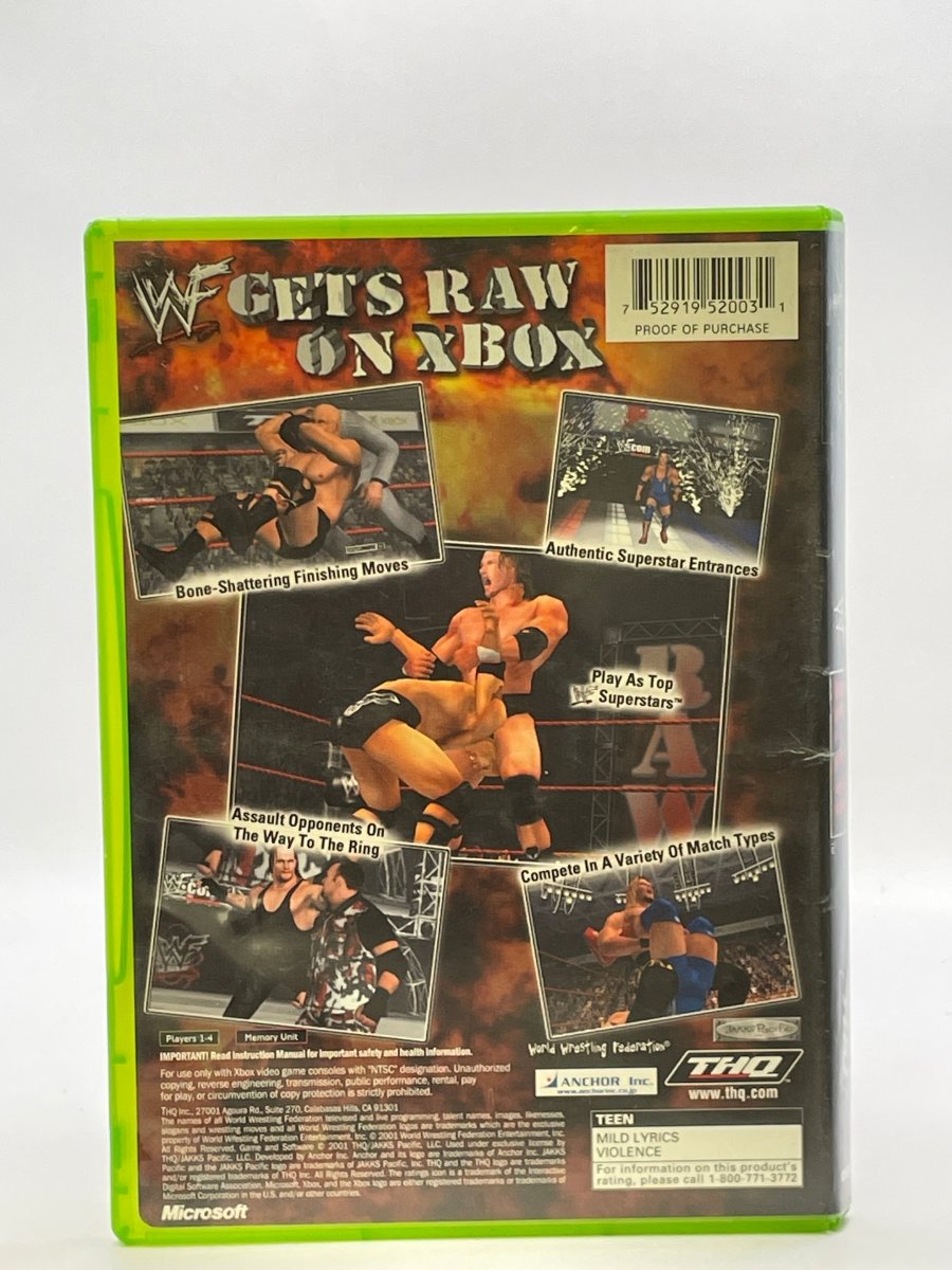 WWF Raw CL01 (CIB) Original Xbox
