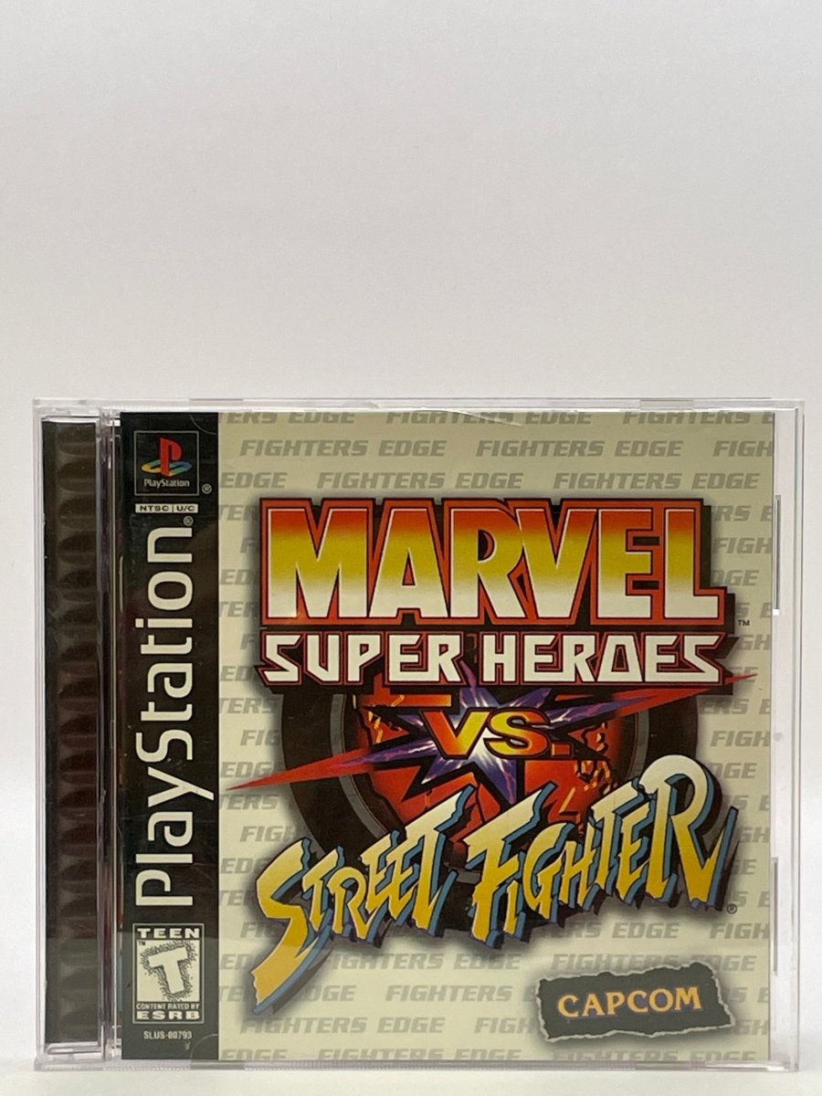 Marvel Super Heroes vs. Street Fighter CL01 (CIB) Playstation One