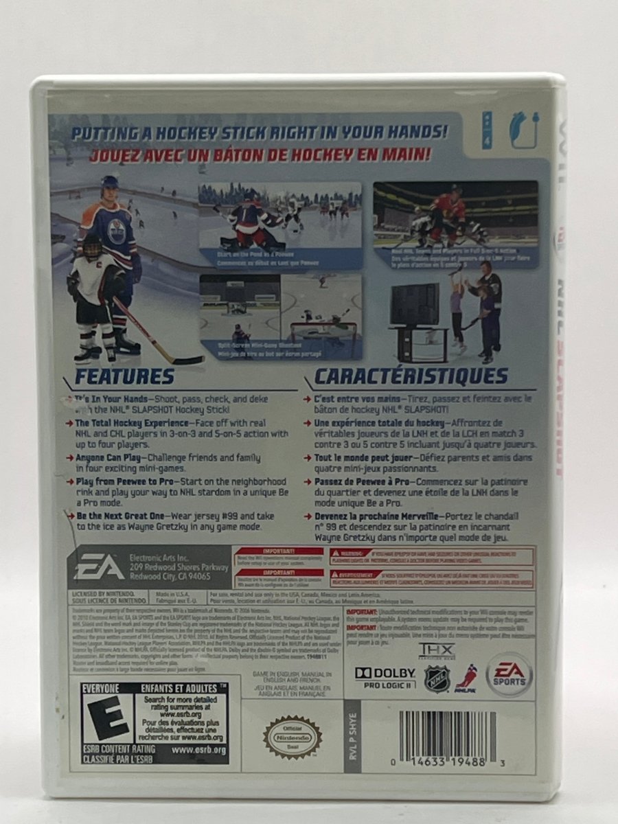 NHL Slapshot CL01 (CIB) Nintendo Wii