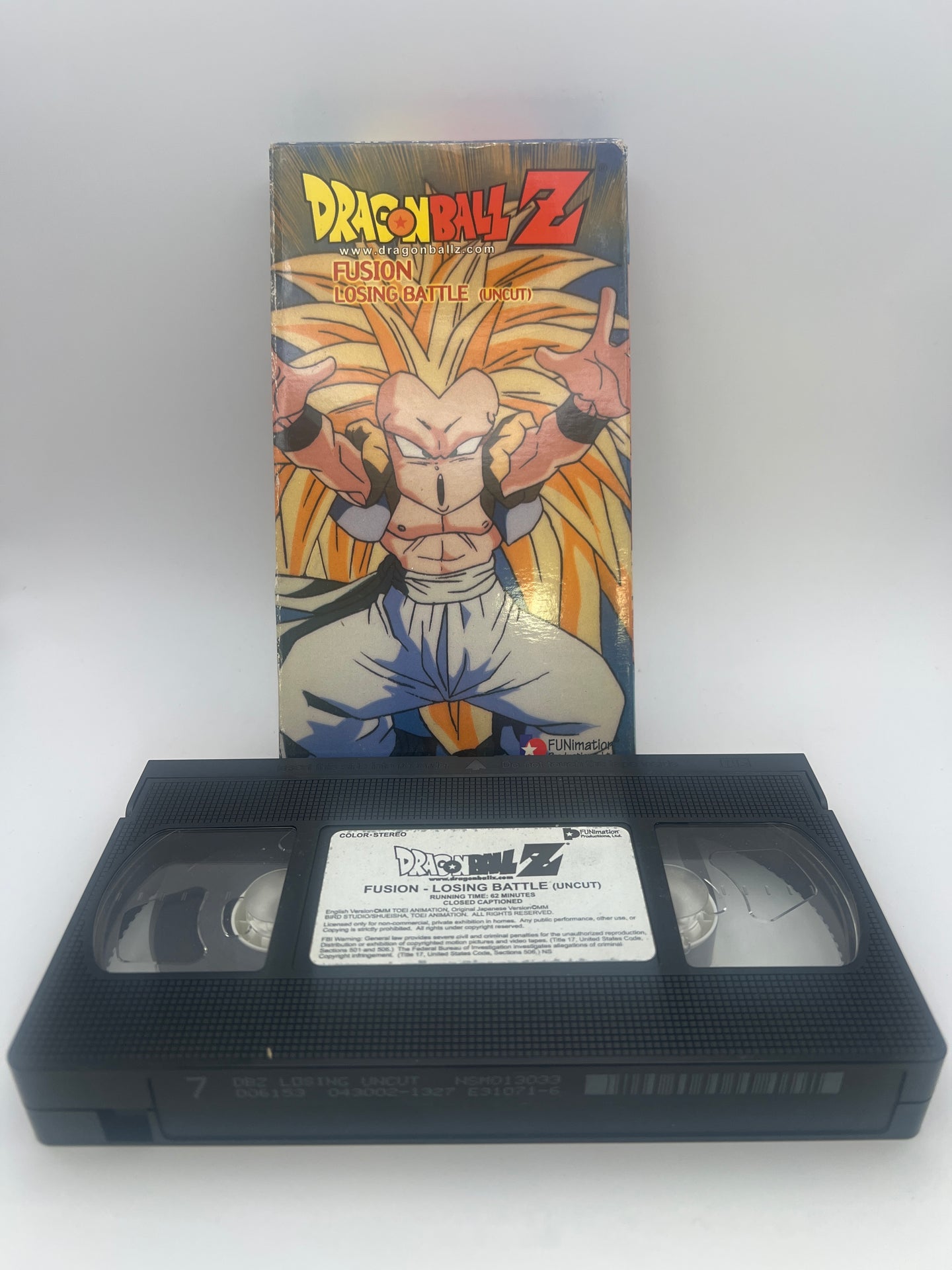 Dragon Ball Z - Fusion Losing Battle (Uncut) (2002) Used VHS