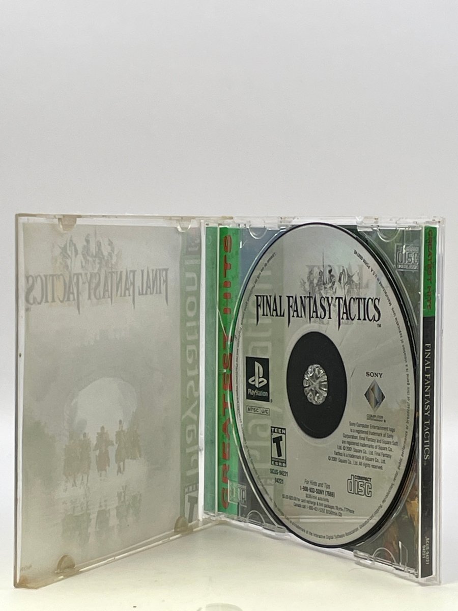 Final Fantasy Tactics [Greatest Hits] CL01 (Missing Manual) Playstation One