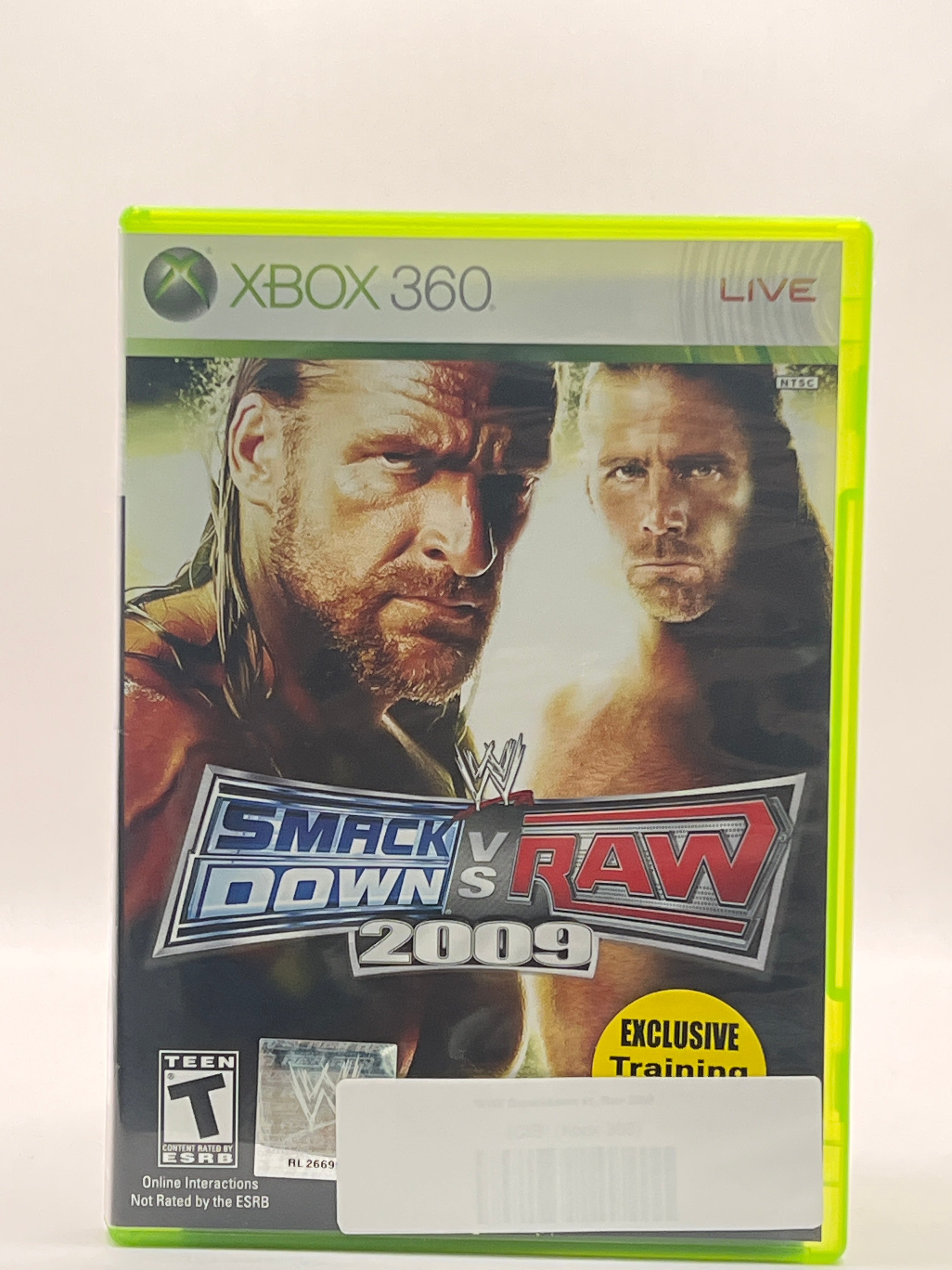 WWE Smackdown vs. Raw 2009 CL01 (CIB) Xbox 360