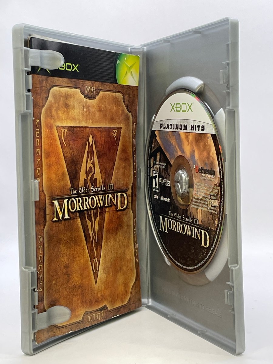 Elder Scrolls III Morrowind [Platinum Hits] CL01 (CIB) Original Xbox