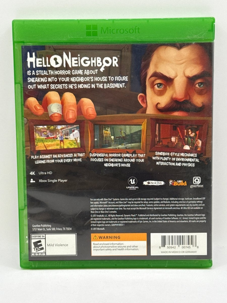 Hello Neighbor CL01 (CIB) Xbox One