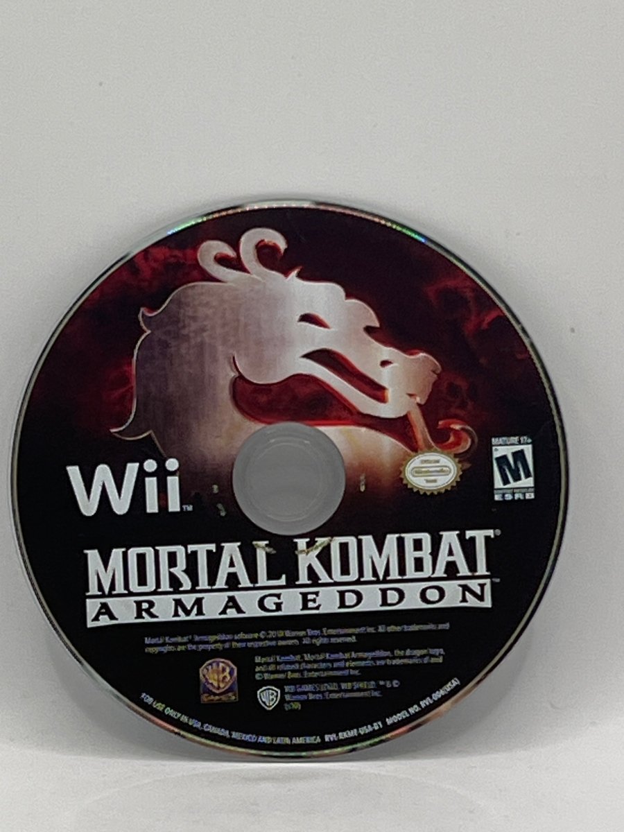 Mortal Kombat Armageddon CL01 (Disc Only) Nintendo Wii