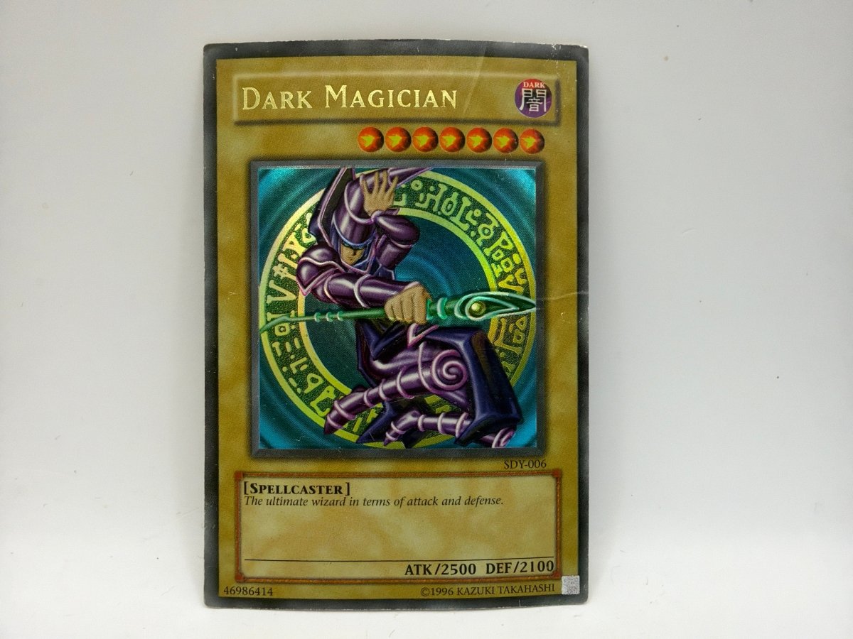 Dark Magician SDY-006 (Damaged) CL01 YuGiOh Starter Deck: Yugi