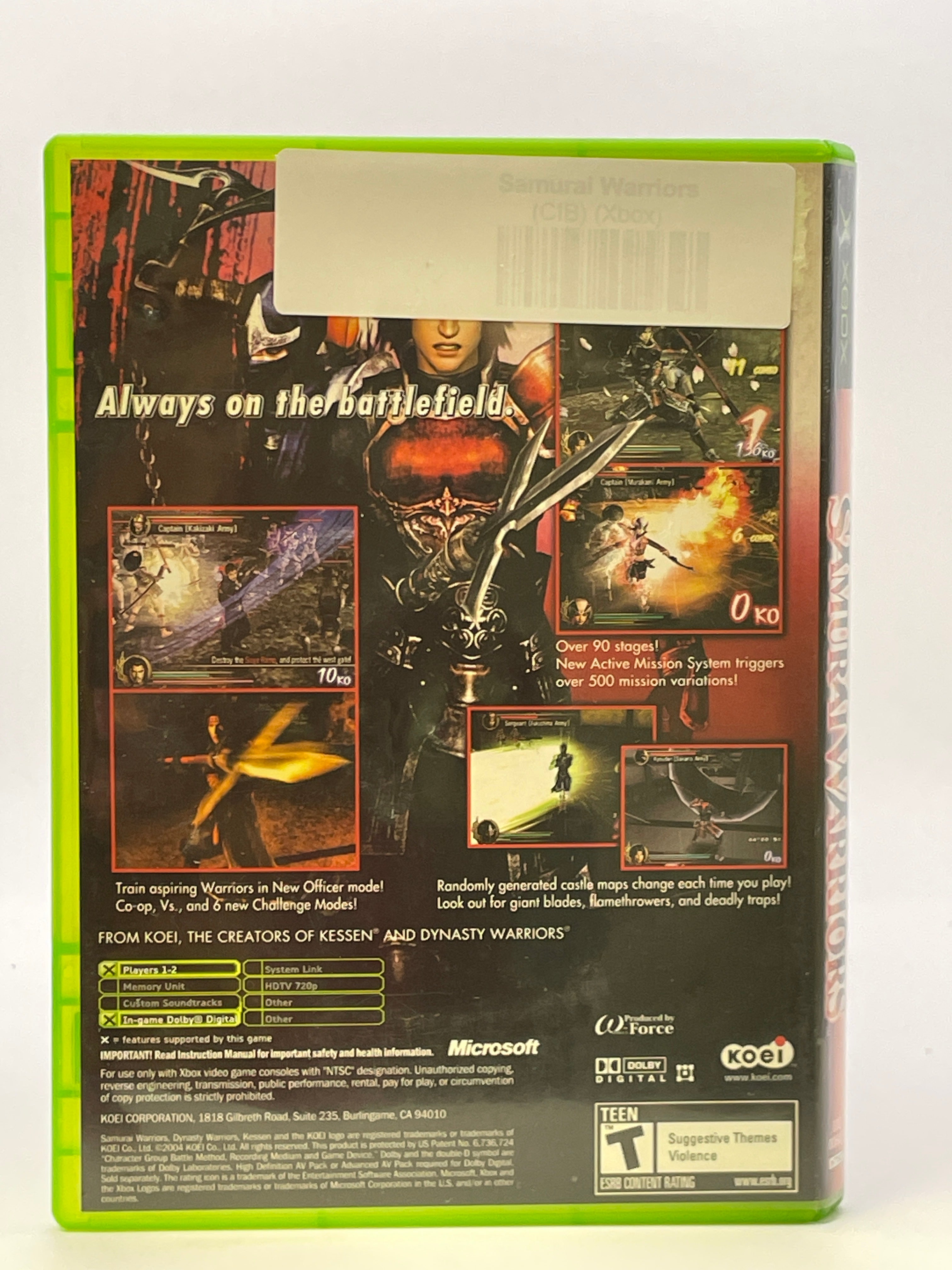 Samurai Warriors CL01 (CIB) Original Xbox