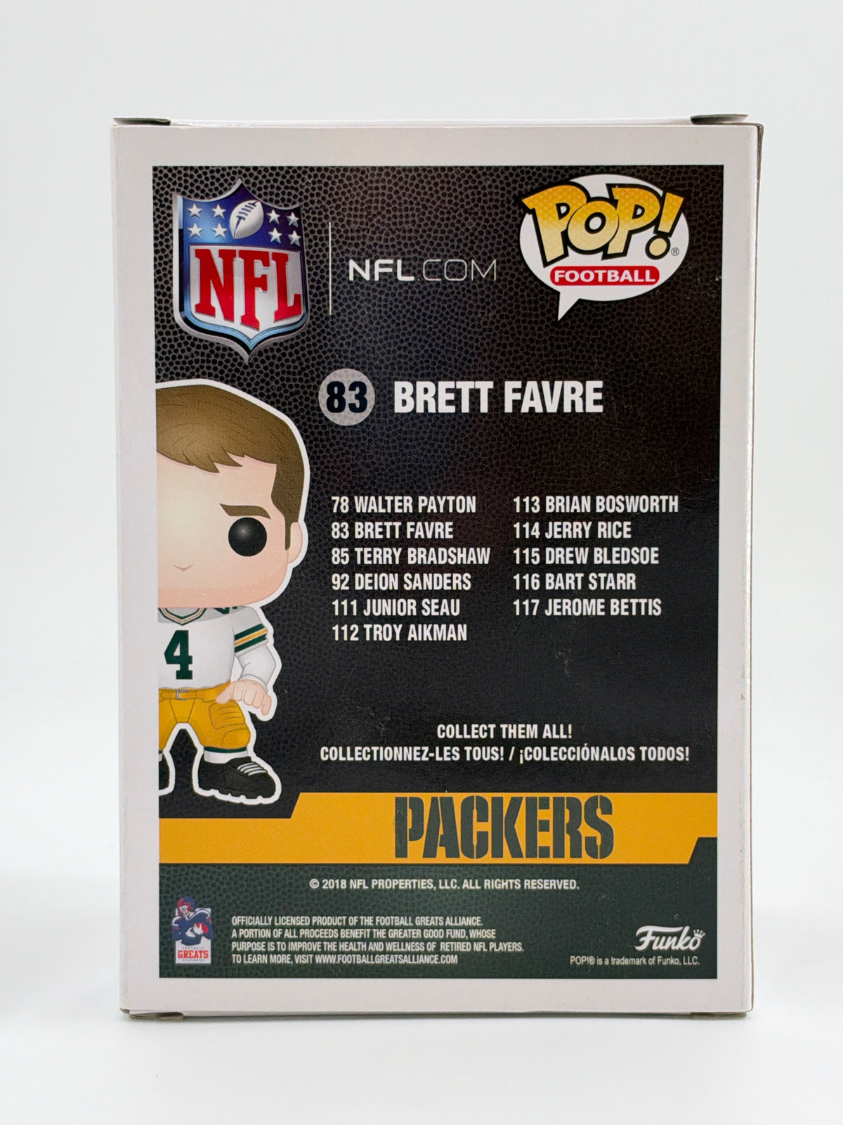 Packers: Brett Favre #83 Funko Pop