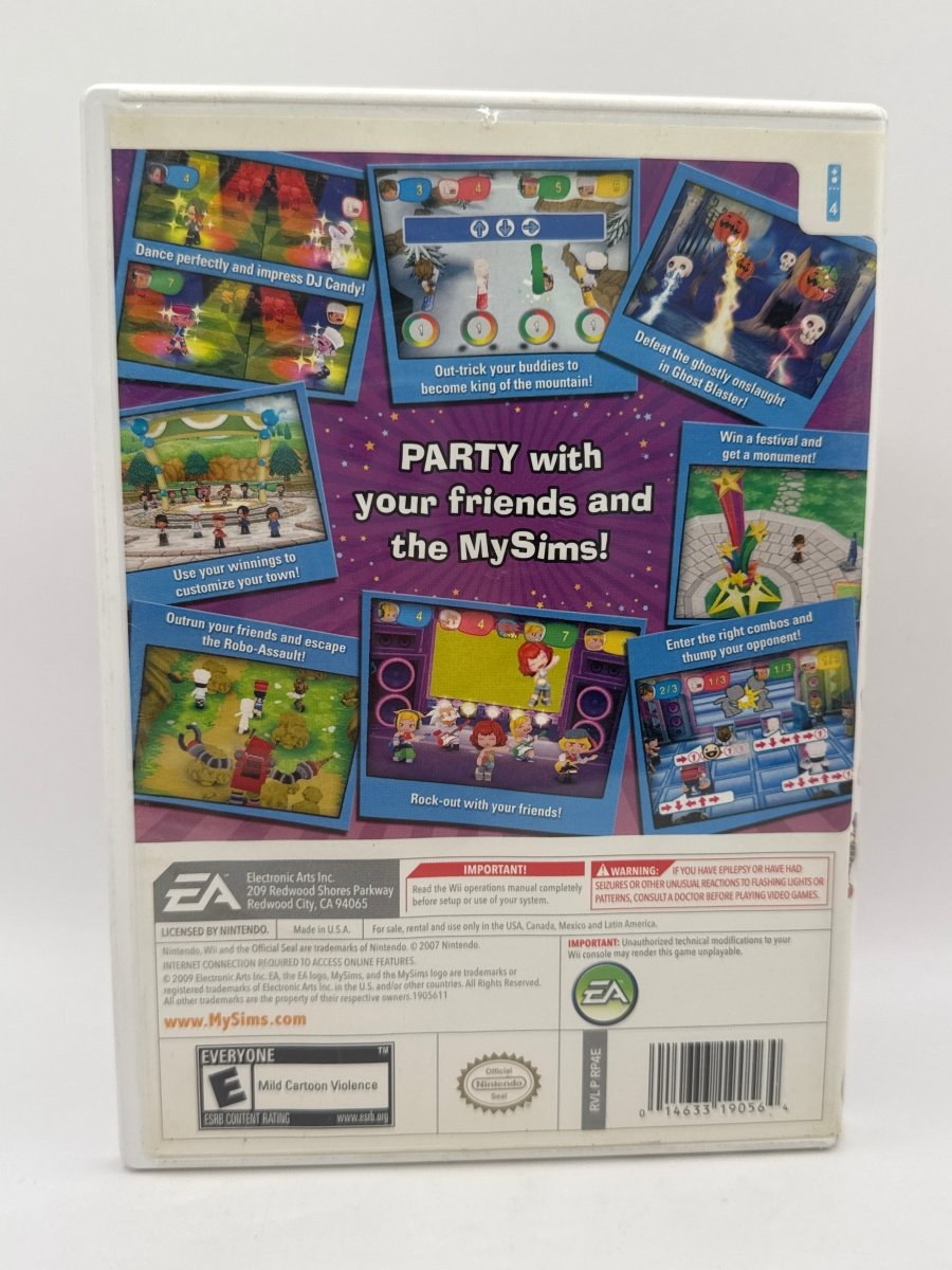 MySims Party CL01 (Missing Manual) Nintendo Wii