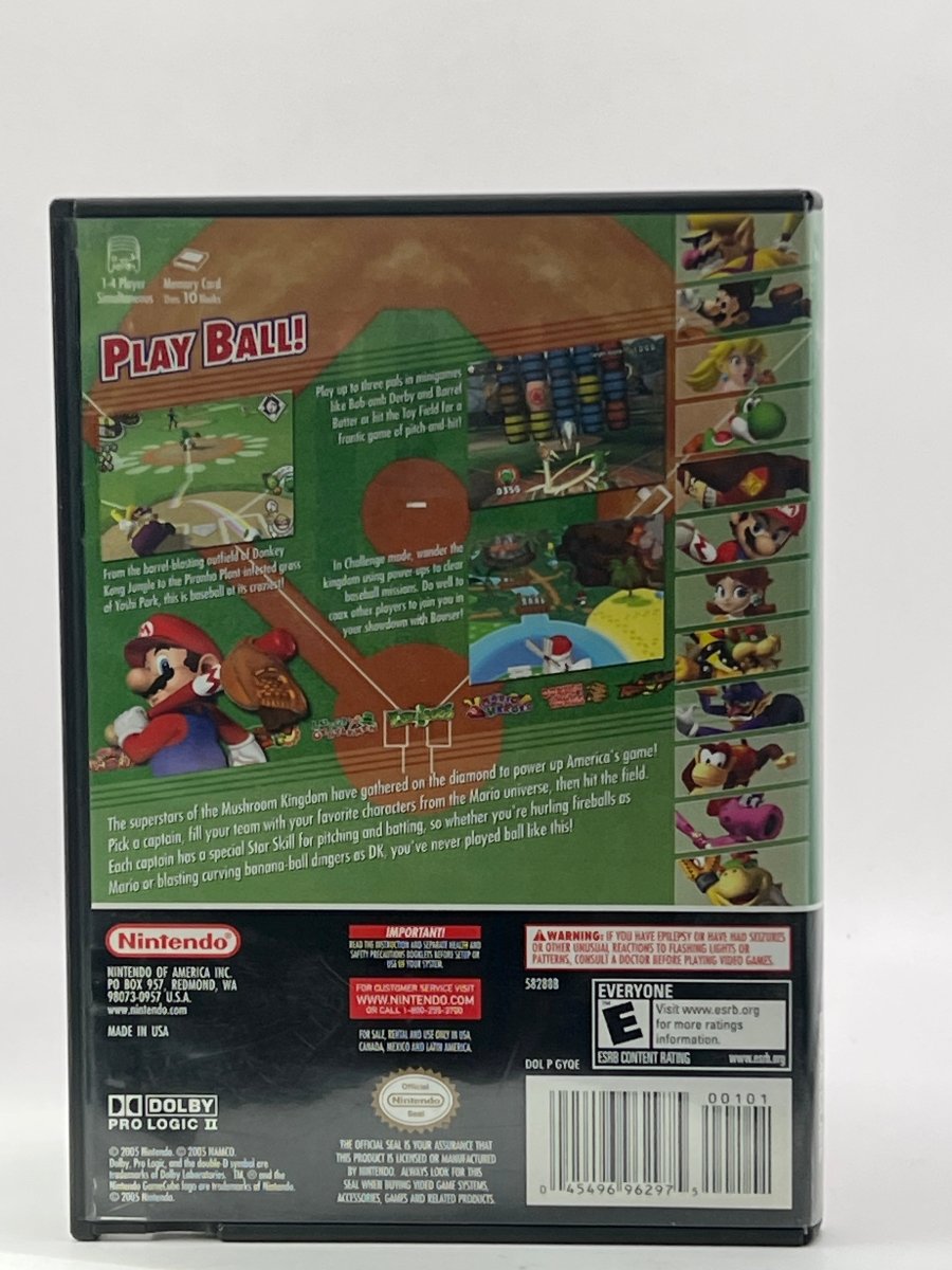Mario Superstar Baseball CL01 (CIB) Gamecube