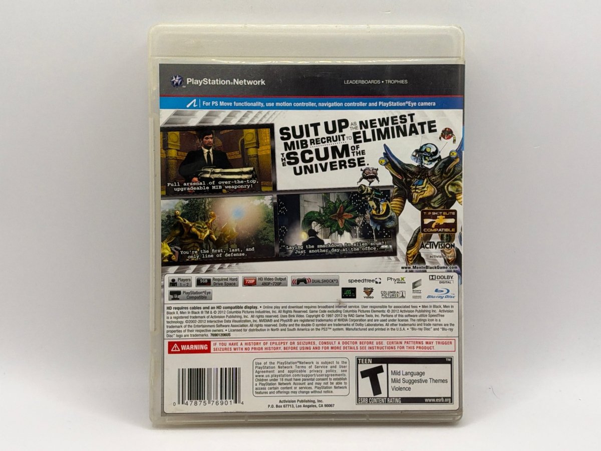 Men In Black: Alien Crisis CL02 (CIB) Playstation 3