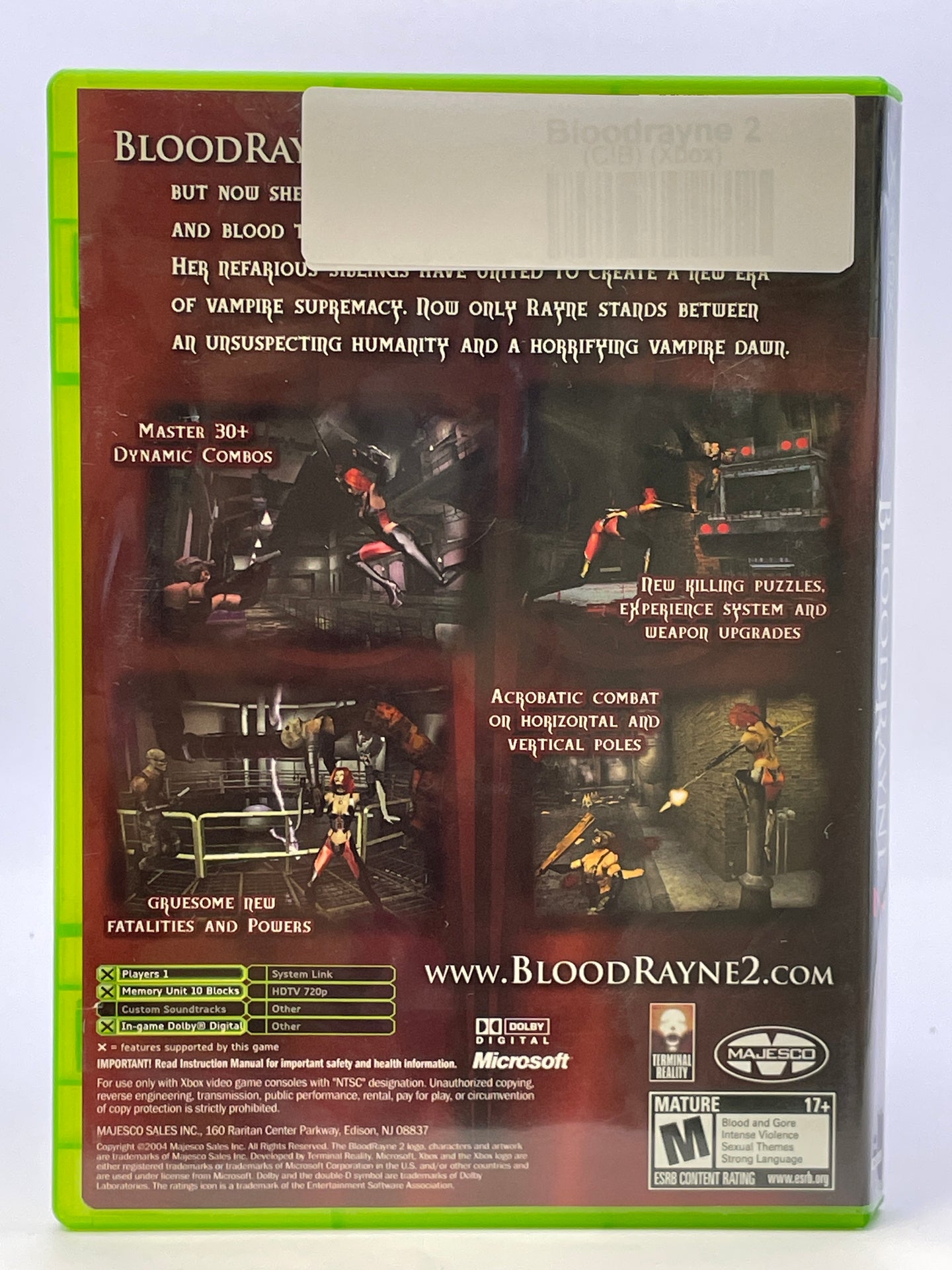 Bloodrayne 2 CL01 (CIB) Original Xbox