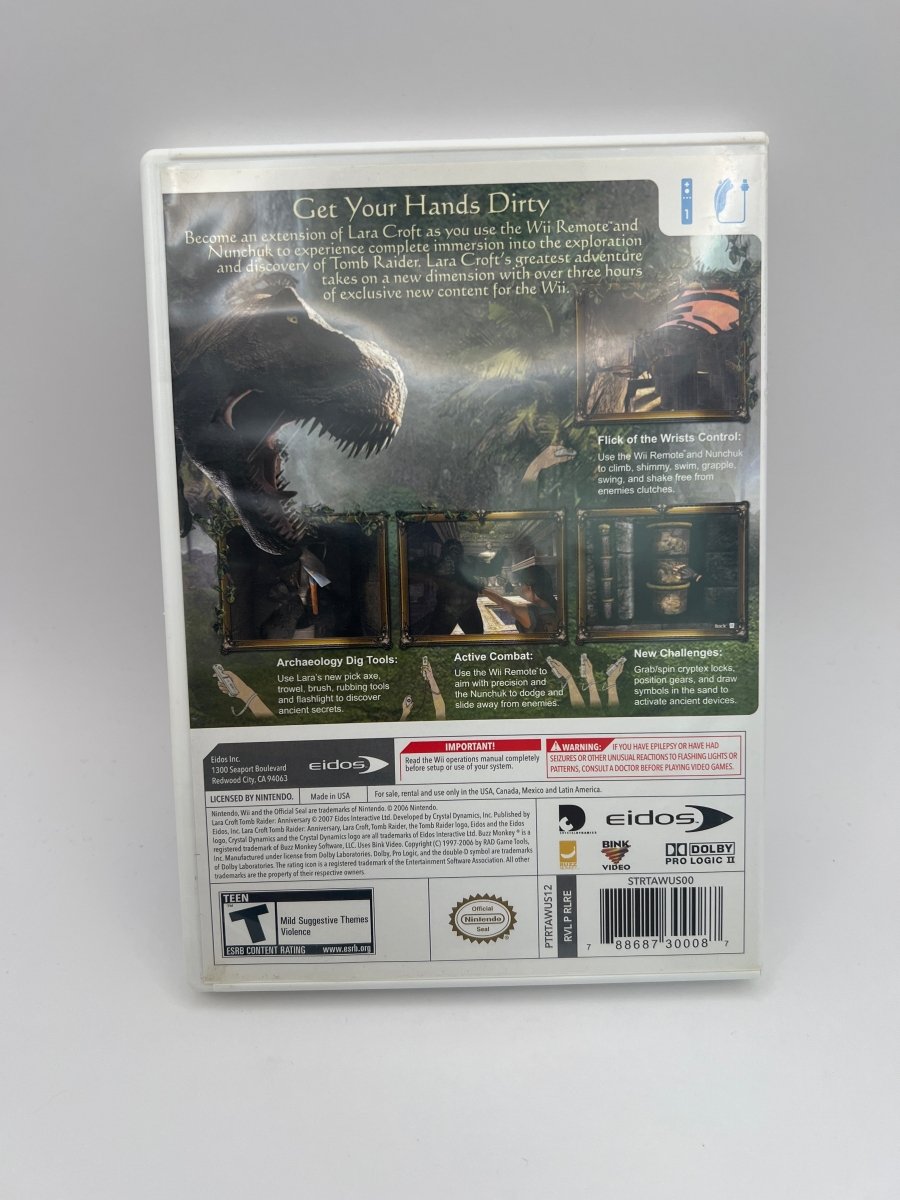 Tomb Raider Anniversary CL02 (CIB) Nintendo Wii