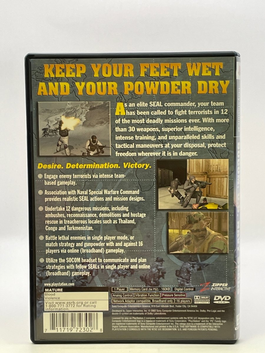 SOCOM US Navy Seals CL02 (CIB) PlayStation 2