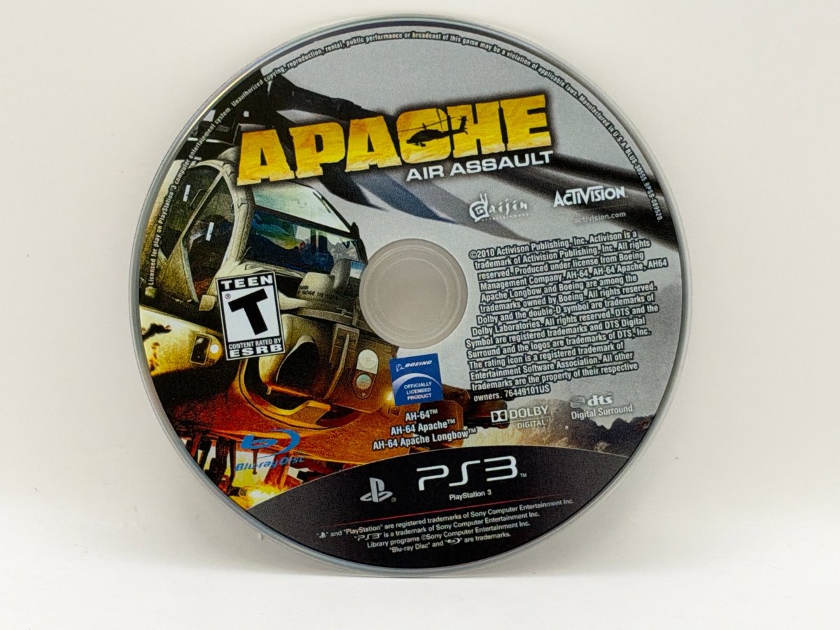 Apache: Air Assault CL01 (Disc Only) Playstation 3