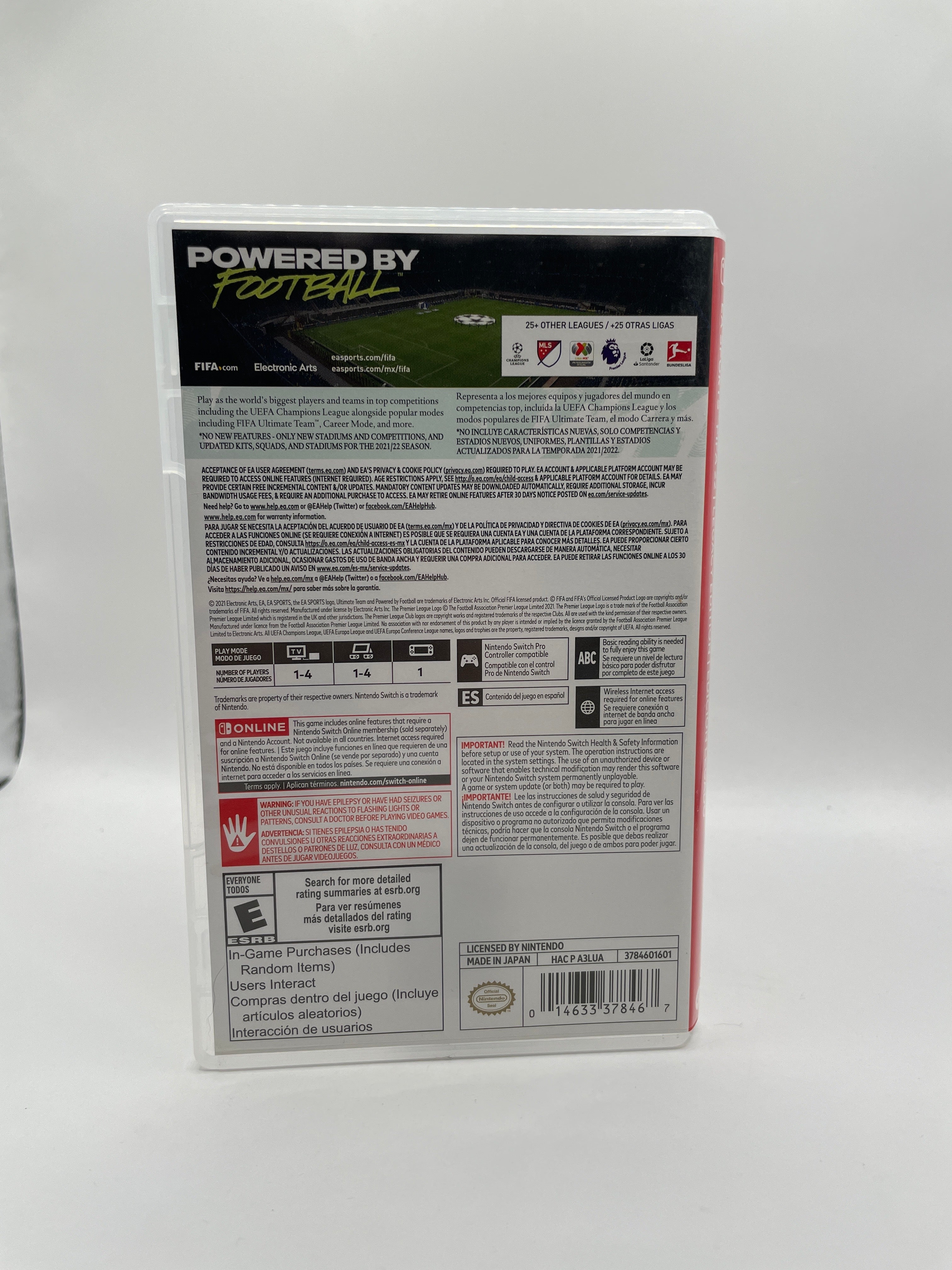 FIFA 22 CL01 (CIB) Nintendo Switch