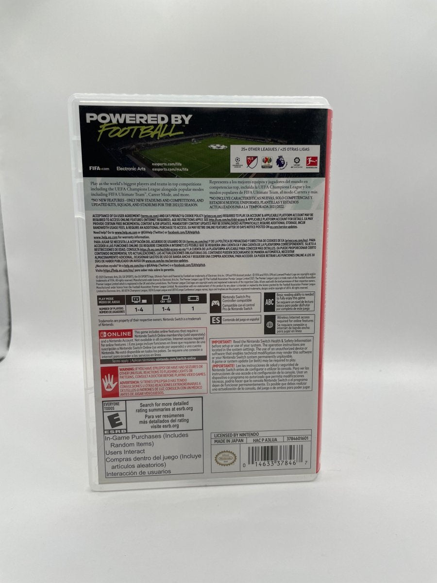FIFA 22 CL01 (CIB) Nintendo Switch