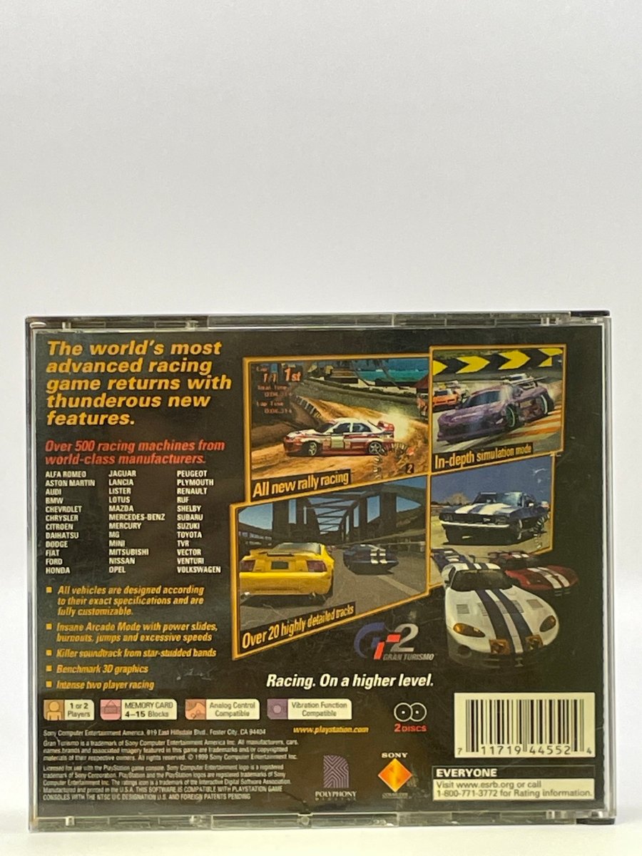 Gran Turismo 2 CL01 (Missing Manual) Playstation One