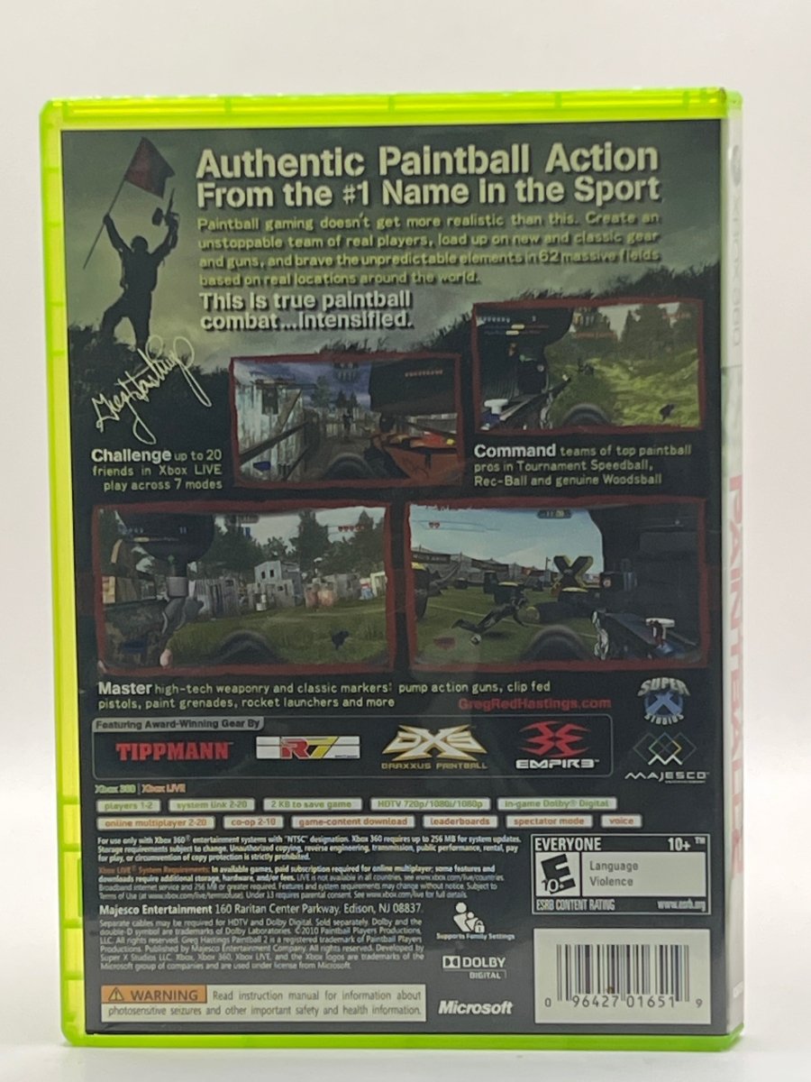 Greg Hastings Paintball 2 CL01 (CIB) Xbox 360