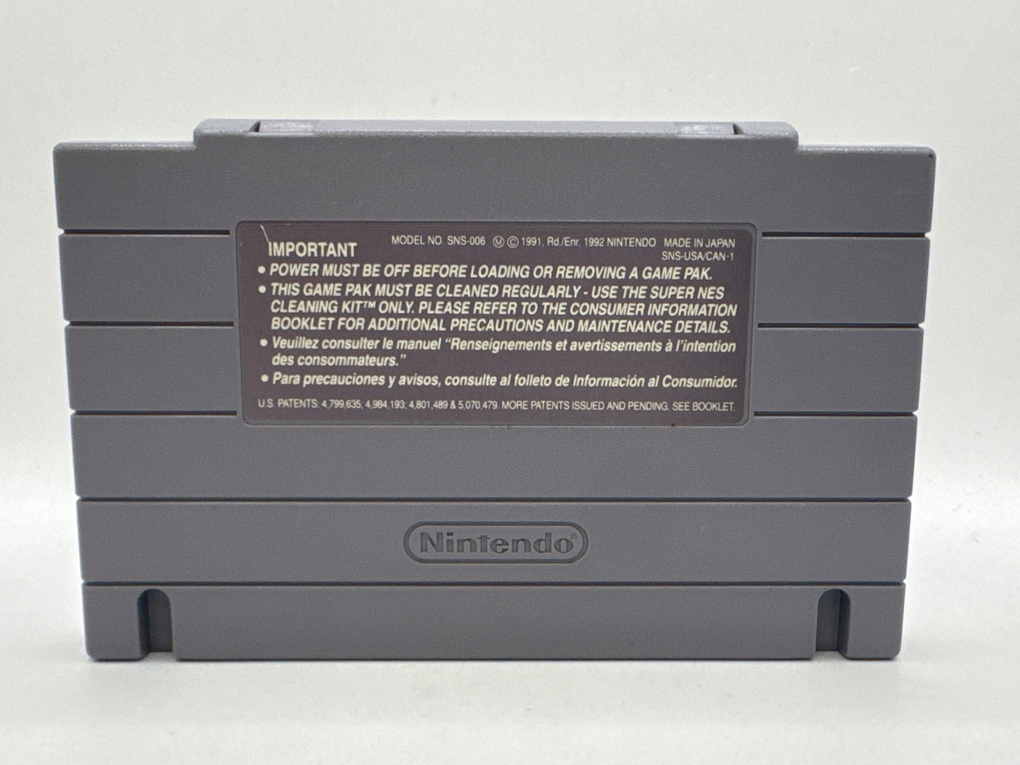 Super Empire Strikes Back CL01 (Cart Only) Super Nintendo