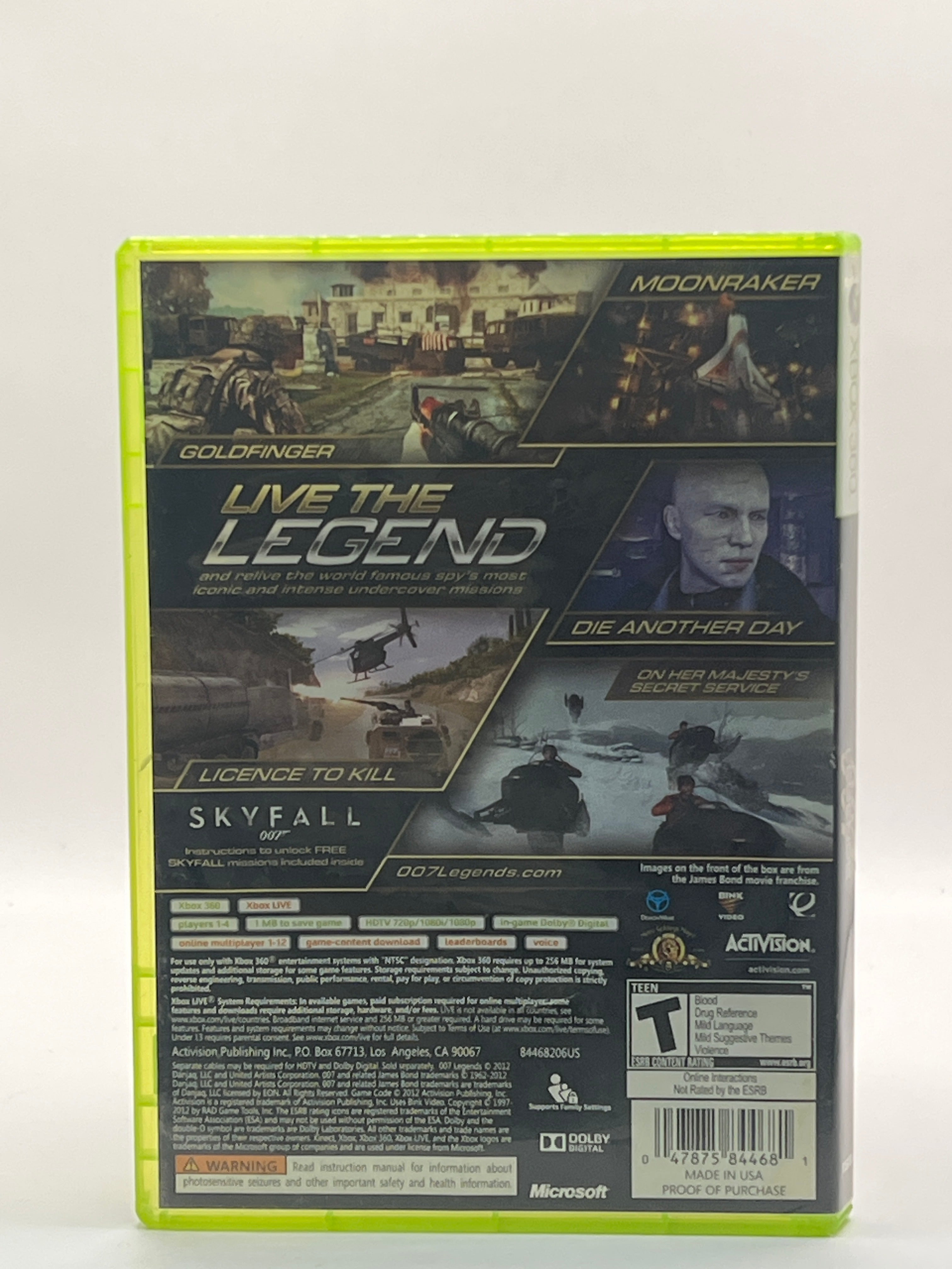 007 Legends CL02 (CIB) Xbox 360