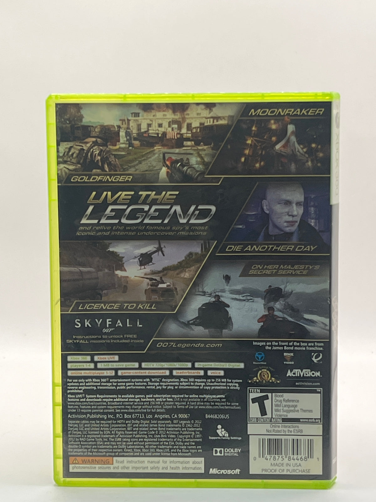 007 Legends CL02 (CIB) Xbox 360